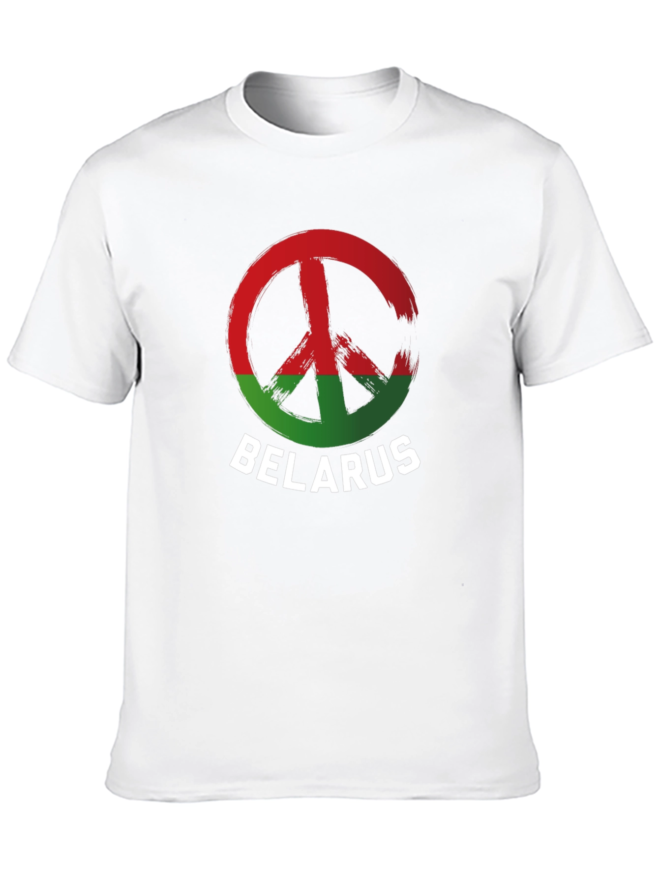 Belarus Peace Sign T-Shirt - Red & Green Symbol