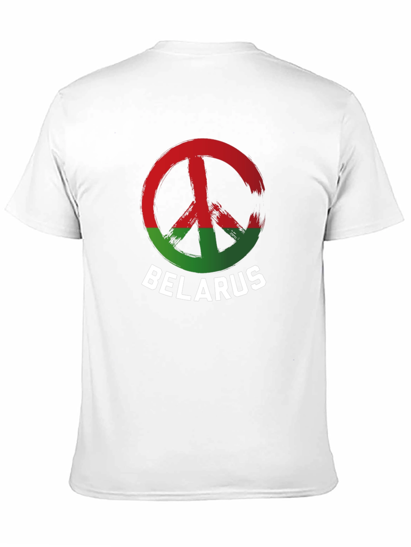 Belarus Peace Sign T-Shirt - Red & Green Symbol