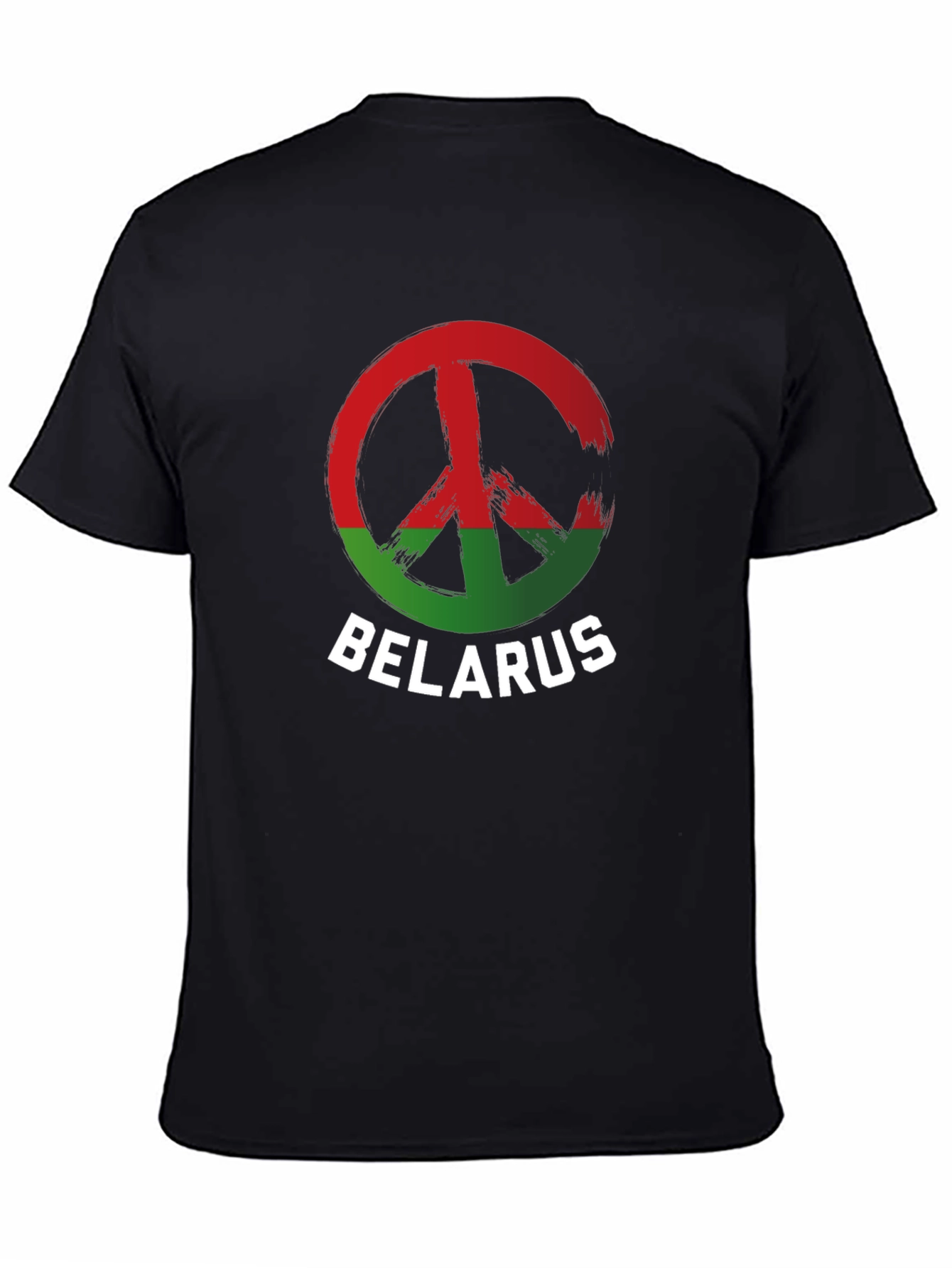 Belarus Peace Sign T-Shirt - Red & Green Symbol