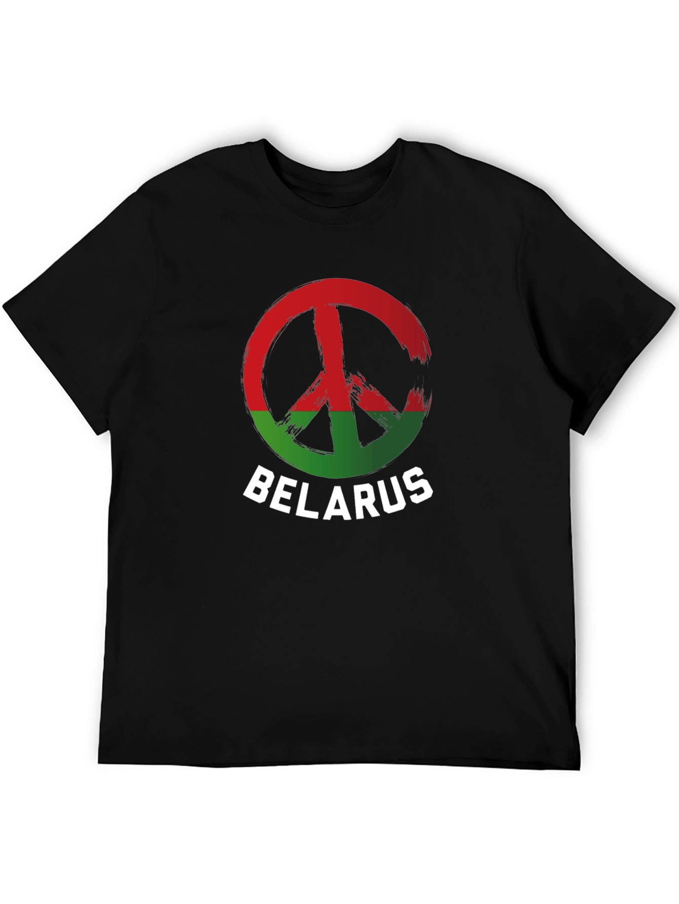 Belarus Peace Sign T-Shirt - Red & Green Symbol
