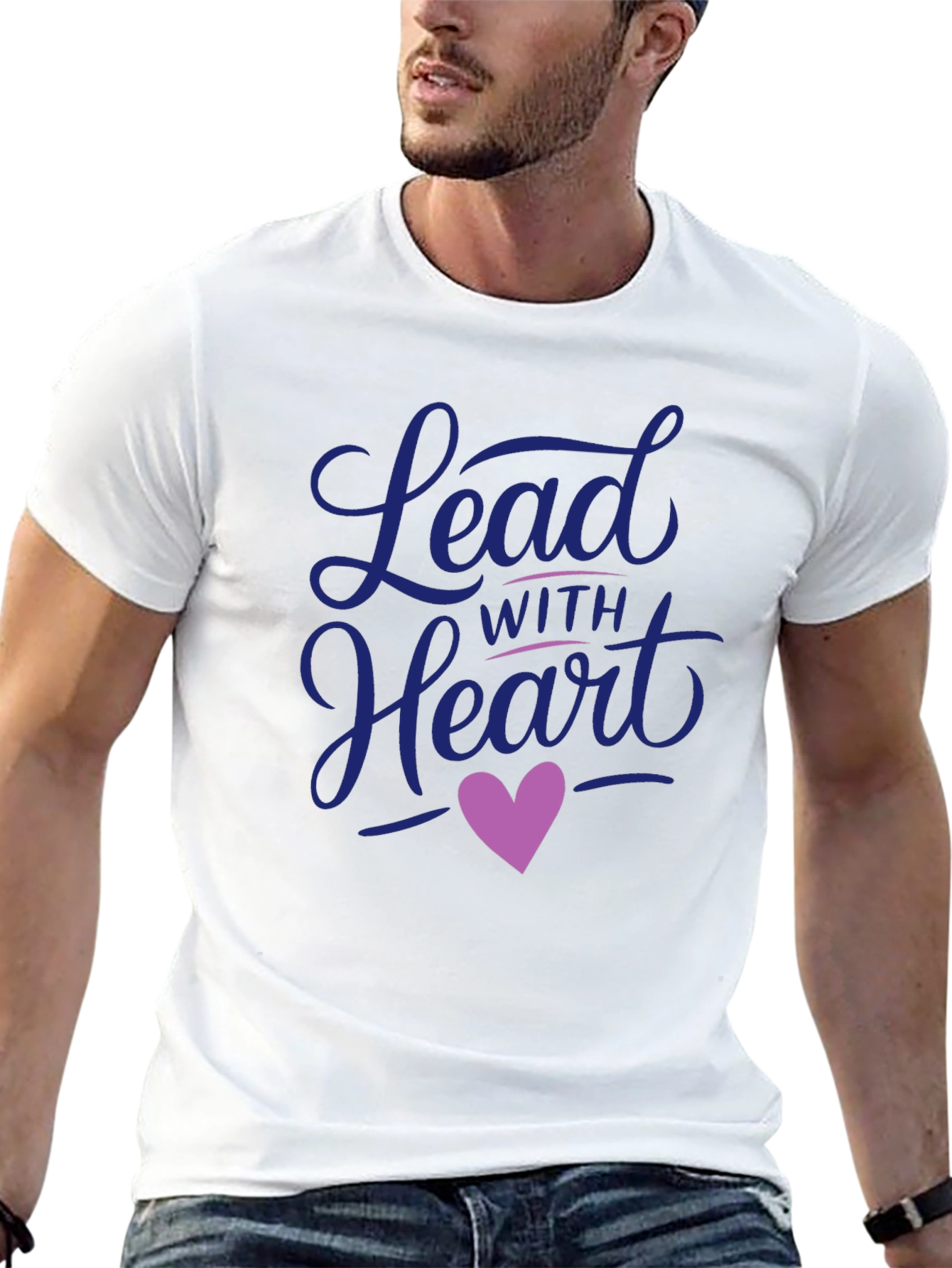 Lead with Heart Graphic Tee