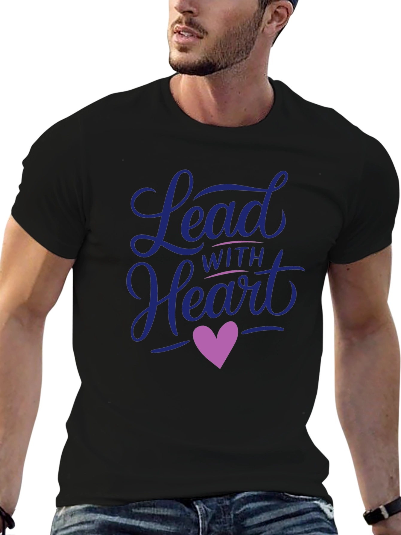 Lead with Heart Graphic Tee