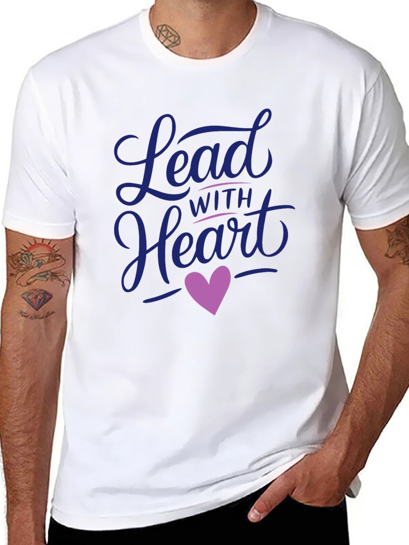 Lead with Heart Graphic Tee