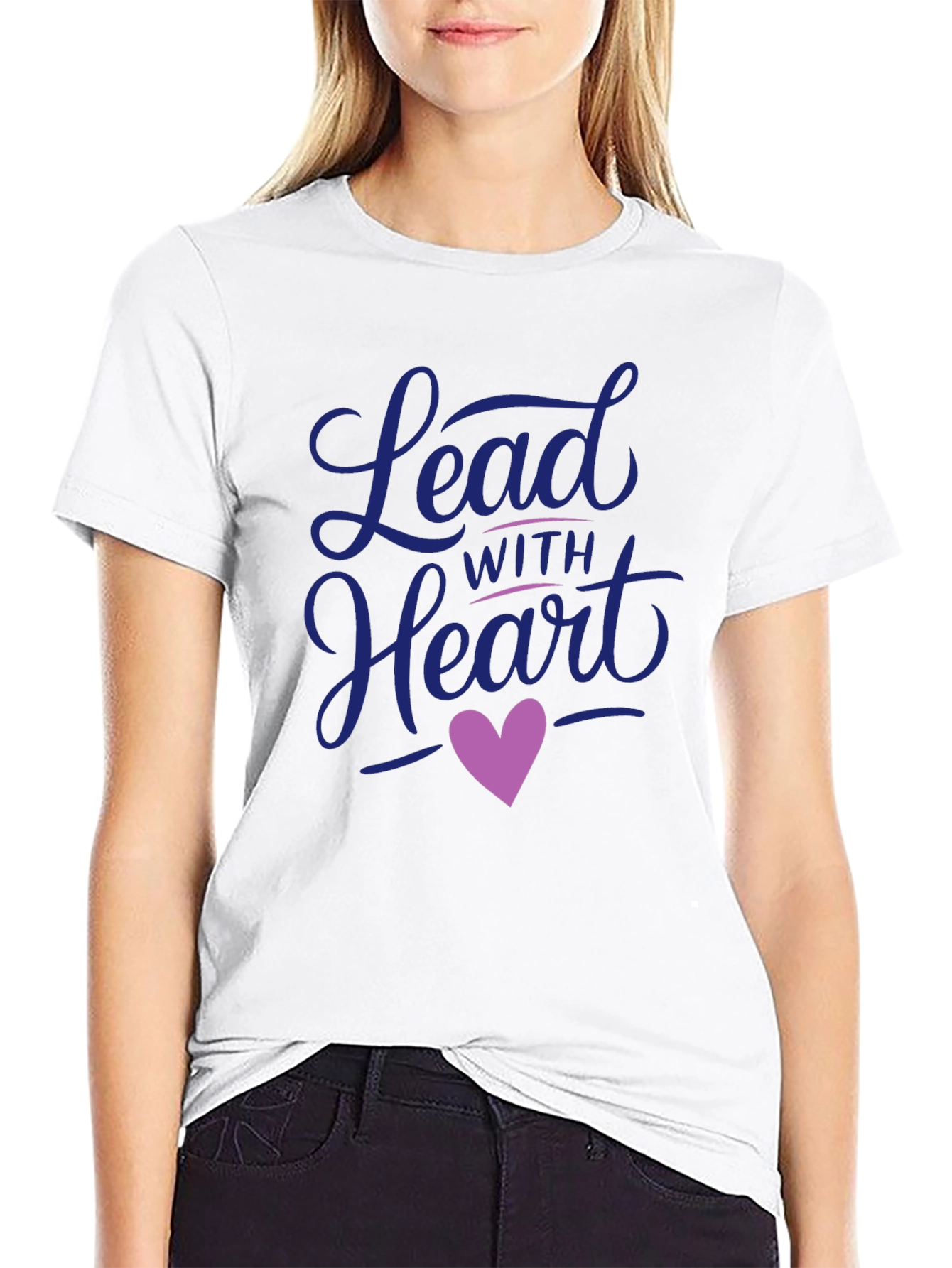 Lead with Heart Graphic Tee