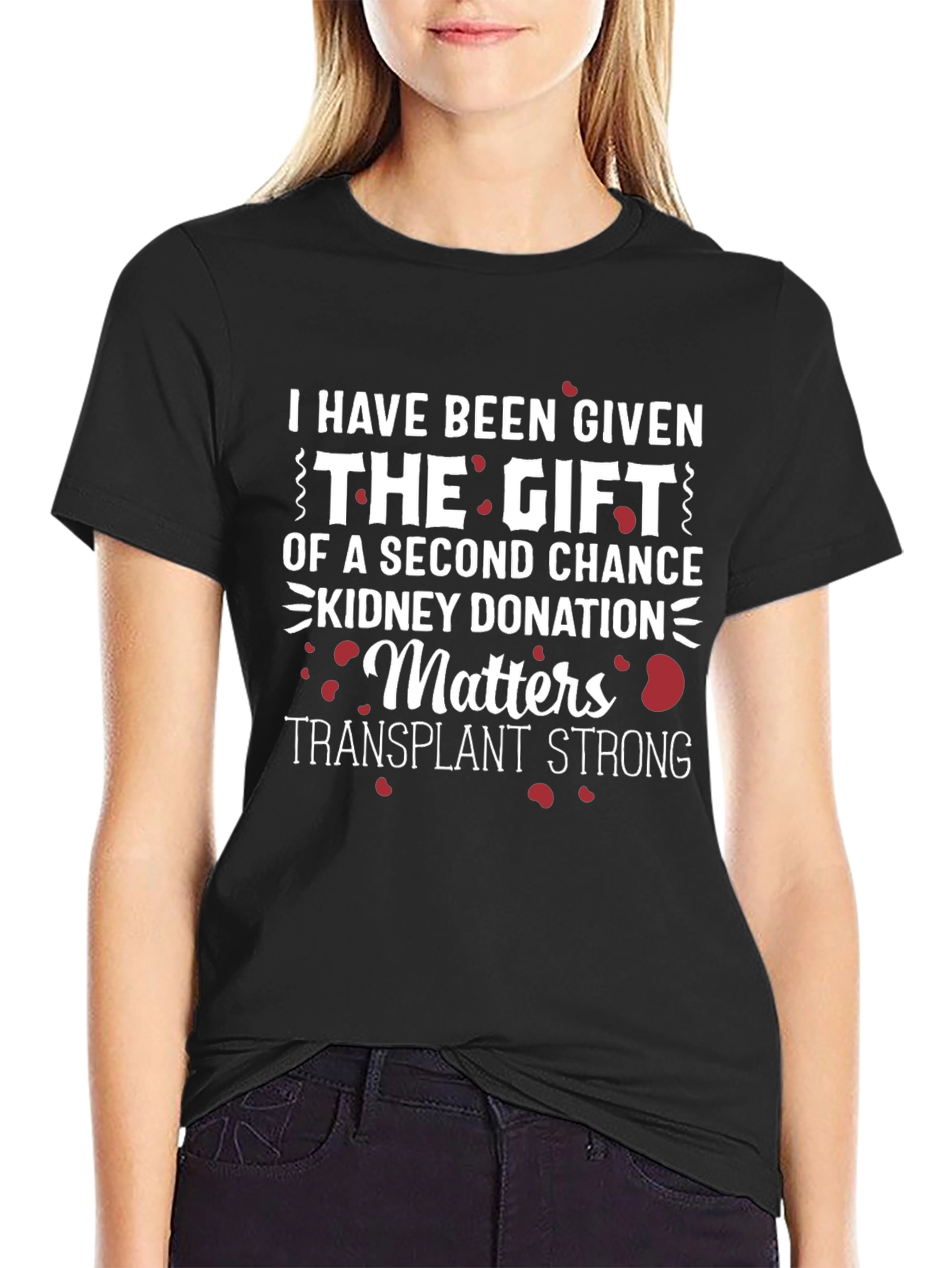 Kidney Donation Awareness T-Shirt - Transplant Strong