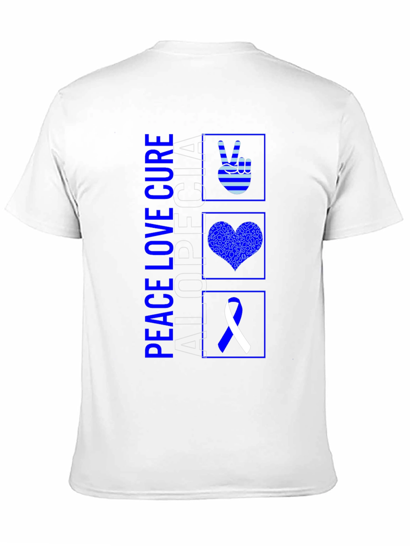 Alopecia Awareness Black Graphic Tee