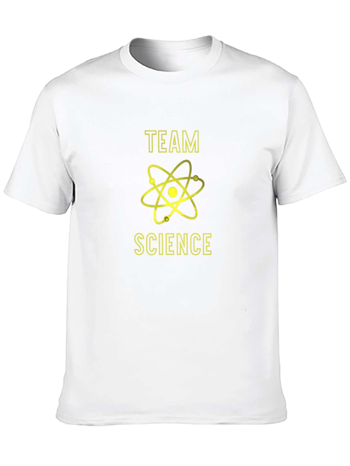 Team Science T-Shirt - Black Graphic Print