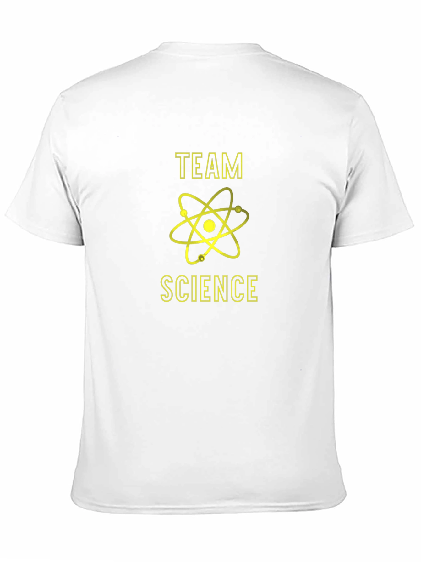 Team Science T-Shirt - Black Graphic Print