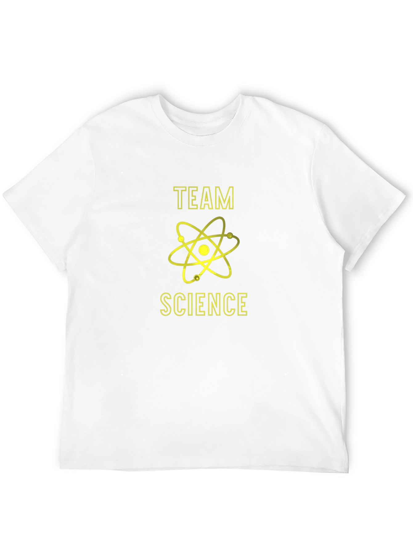 Team Science T-Shirt - Black Graphic Print