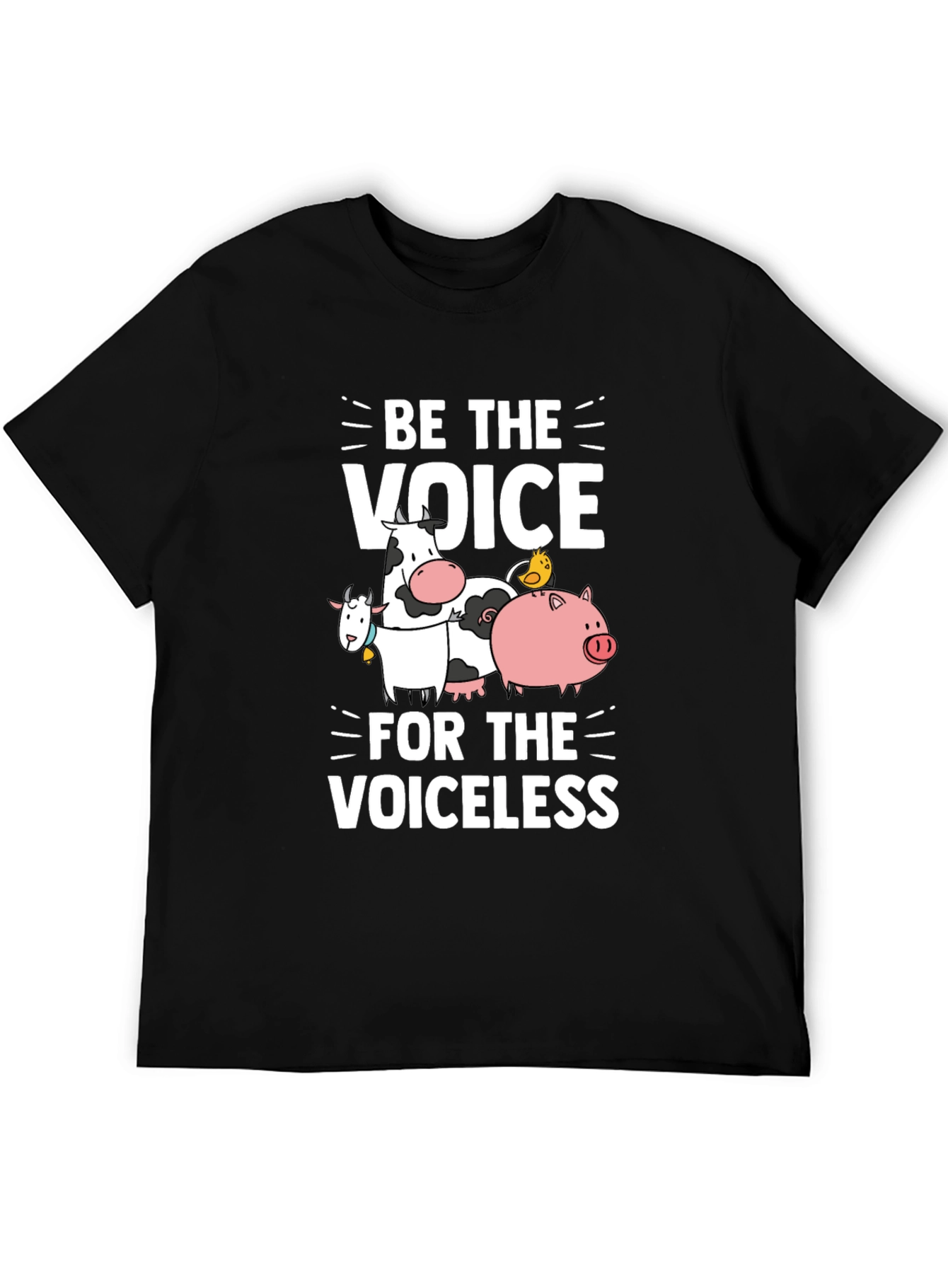 Be The Voice T-Shirt Vegan Animal Rights Tee