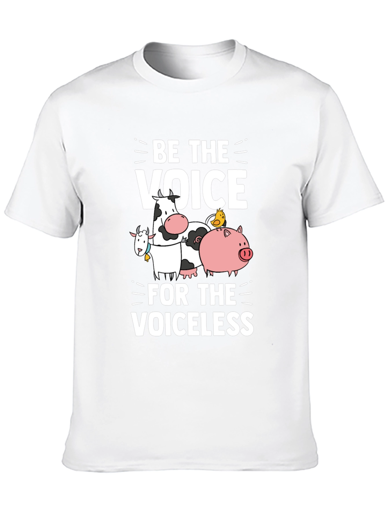 Be The Voice T-Shirt Vegan Animal Rights Tee