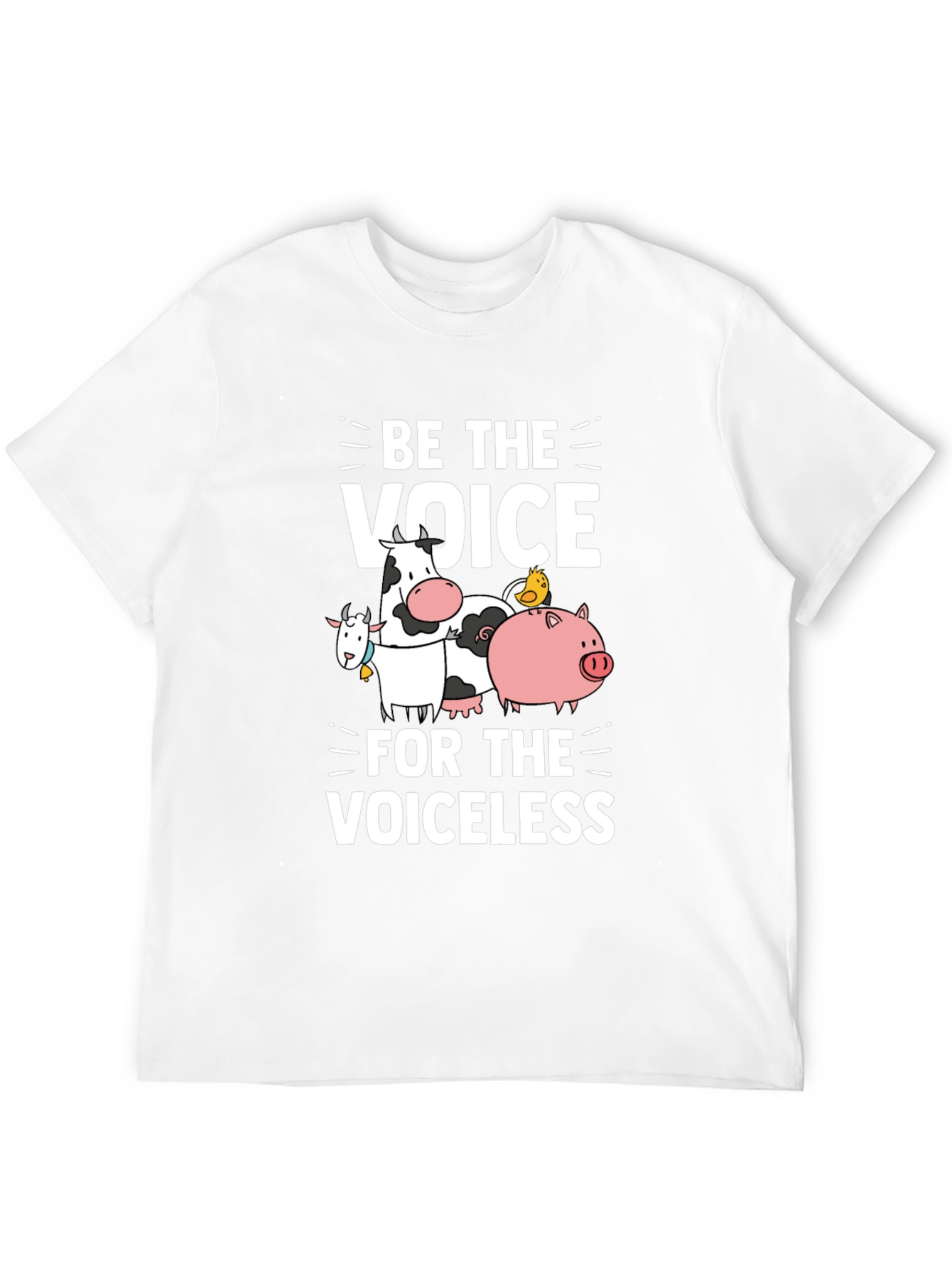 Be The Voice T-Shirt Vegan Animal Rights Tee