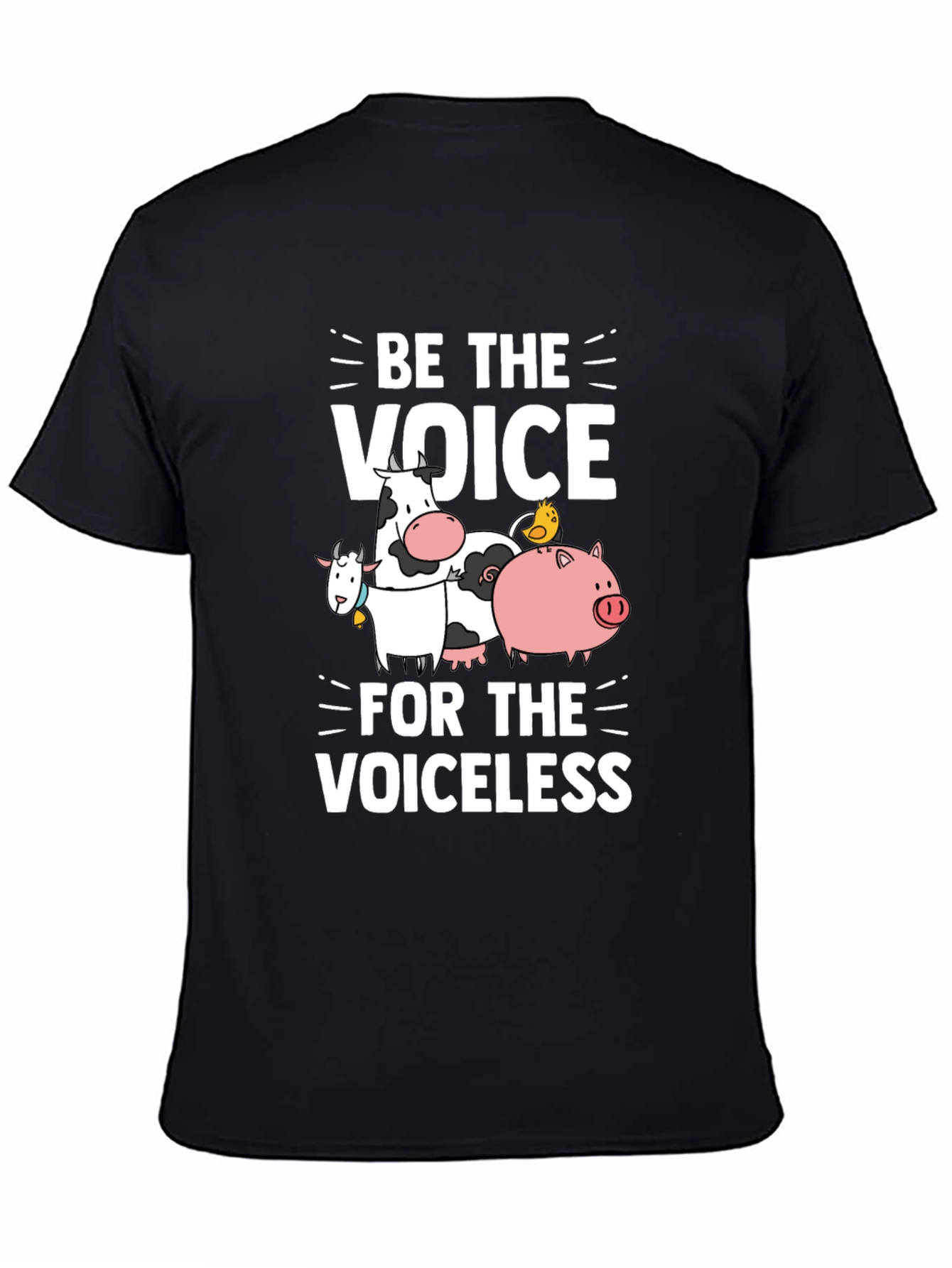 Be The Voice T-Shirt Vegan Animal Rights Tee