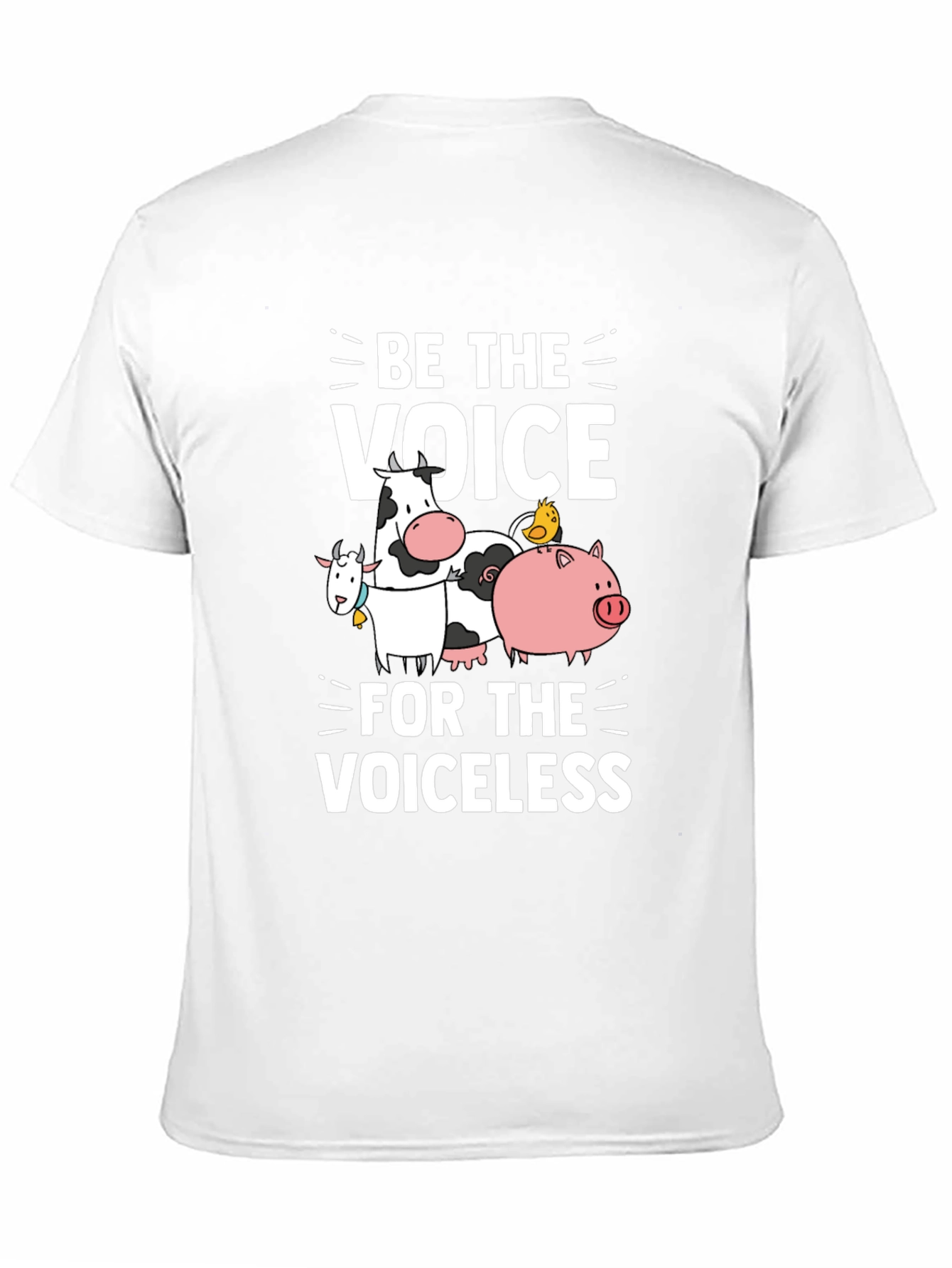 Be The Voice T-Shirt Vegan Animal Rights Tee