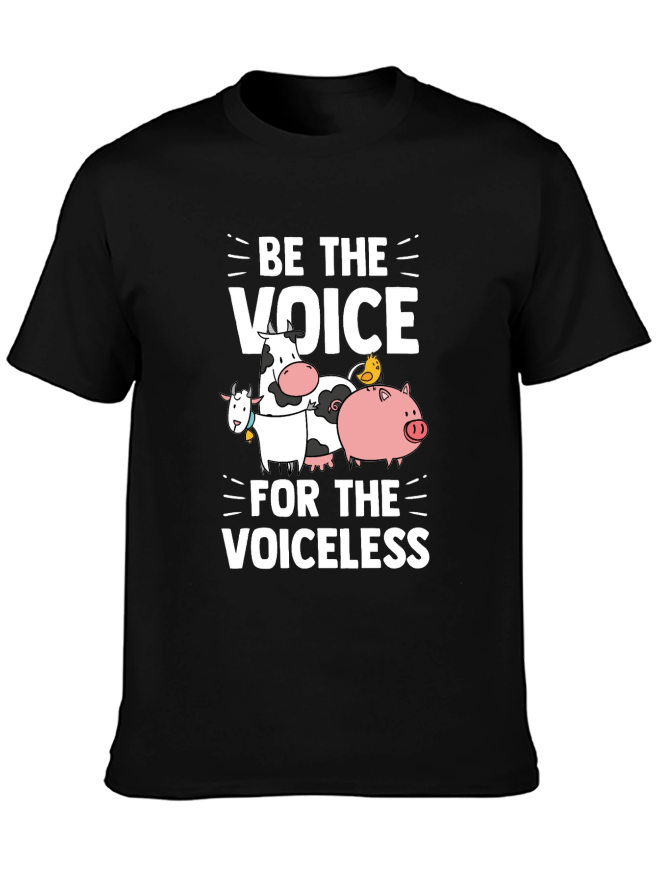 Be The Voice T-Shirt Vegan Animal Rights Tee