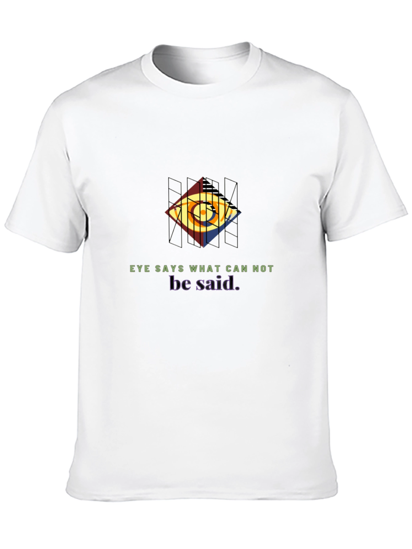 Eye Says Graphic Black Tee