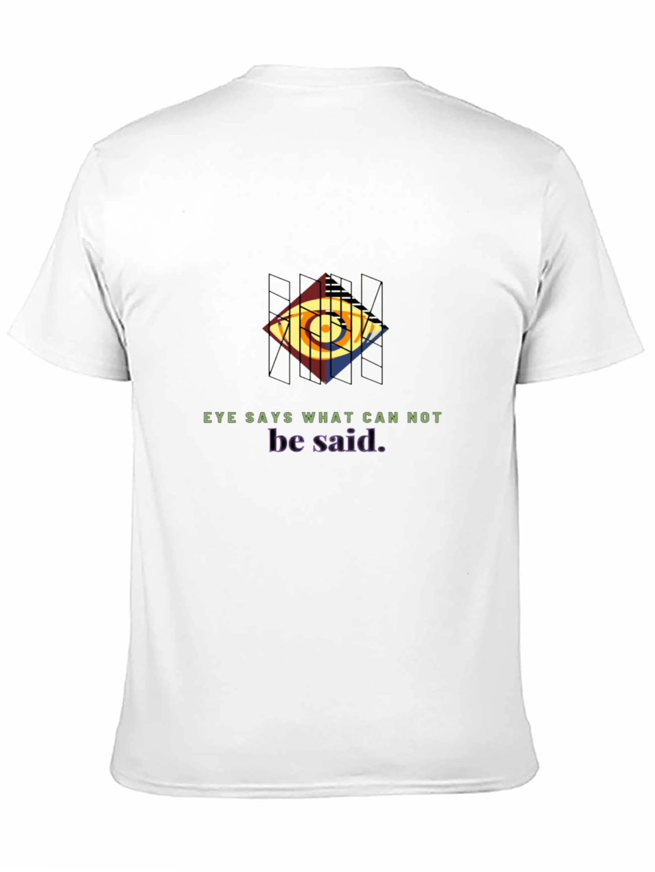 Eye Says Graphic Black Tee