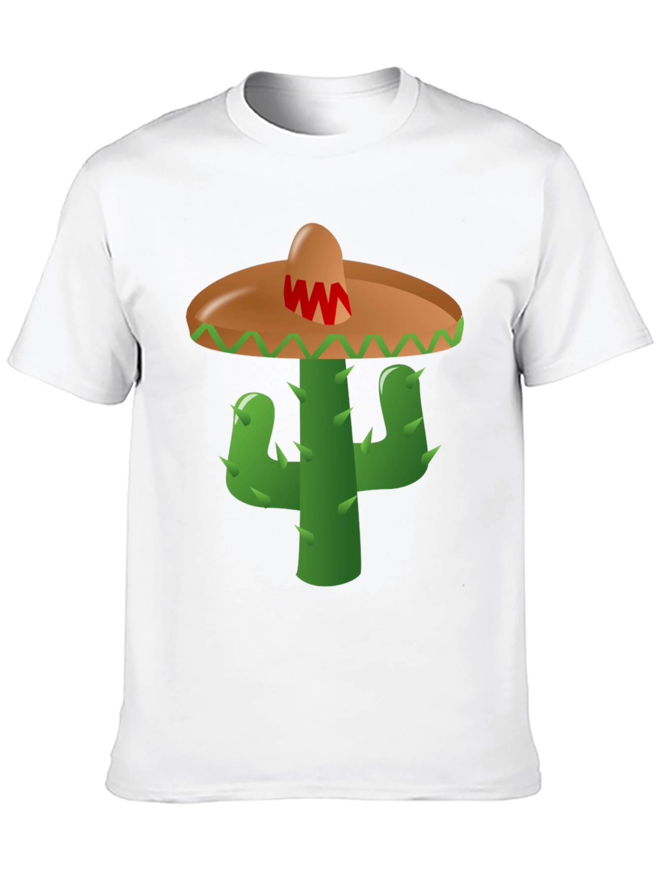Cactus Sombrero Graphic T-Shirt