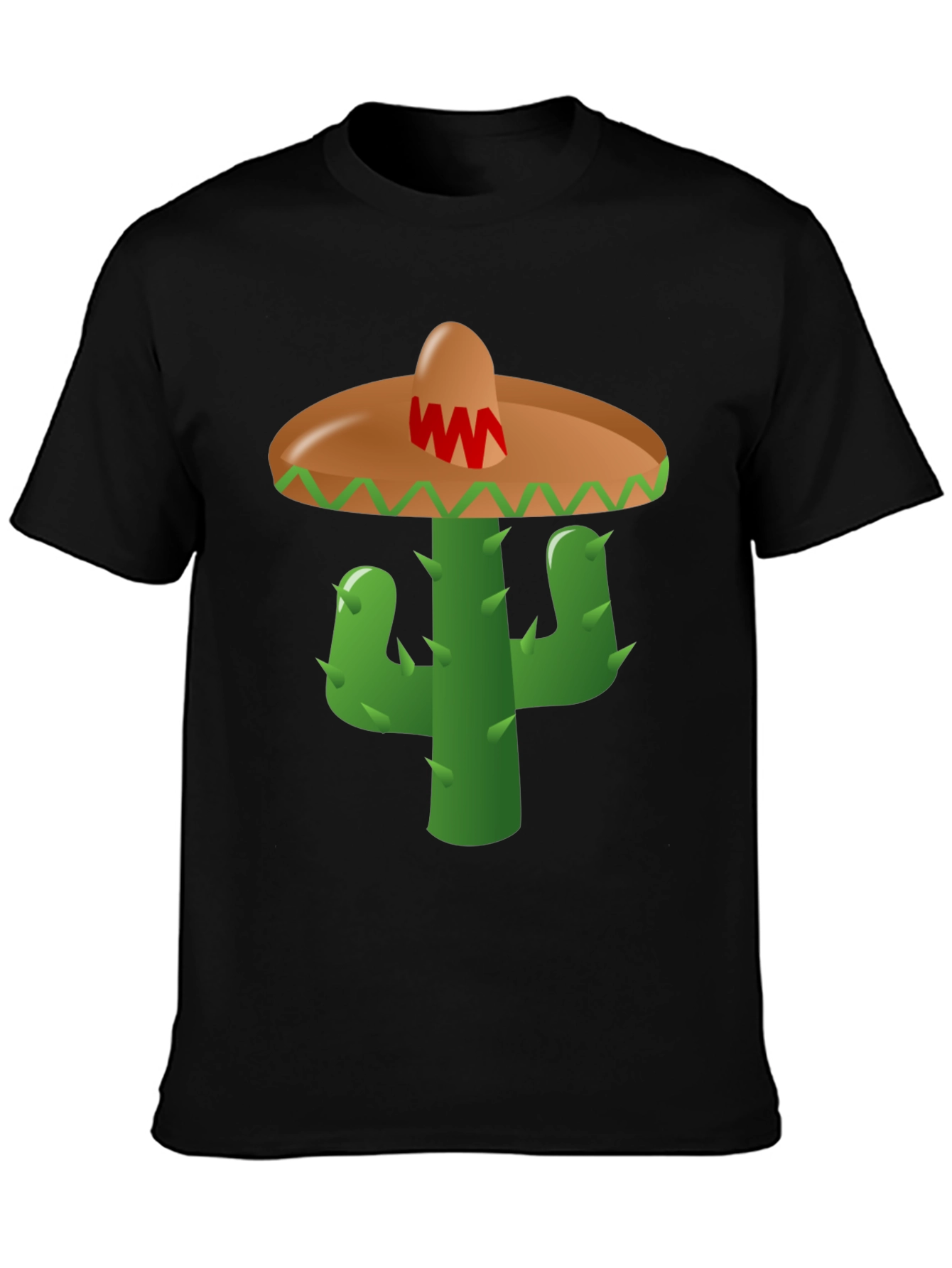 Cactus Sombrero Graphic T-Shirt