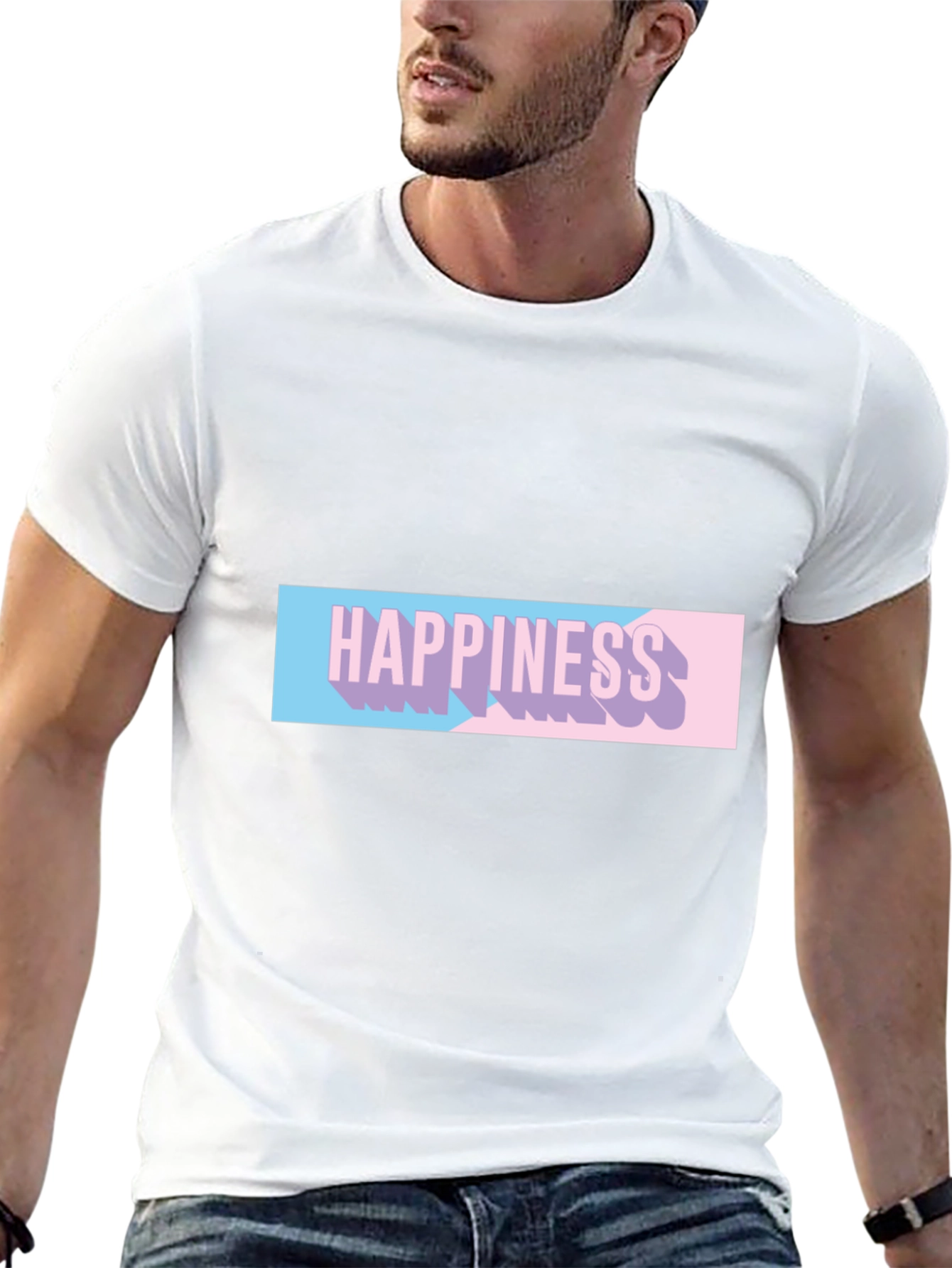 Happiness T-Shirt - Trendy Graphic Tee