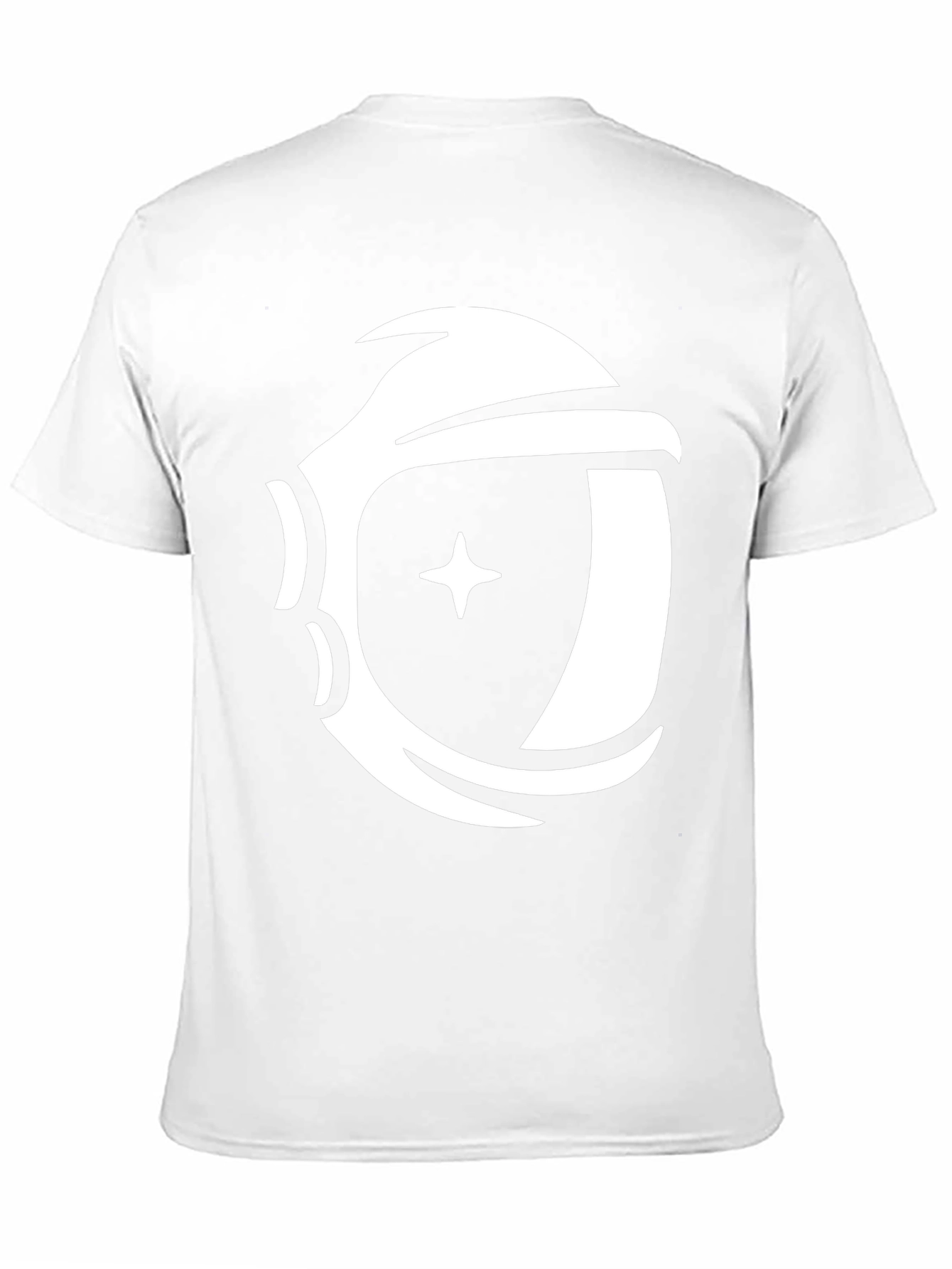 Astronaut Helmet Graphic Black T-Shirt