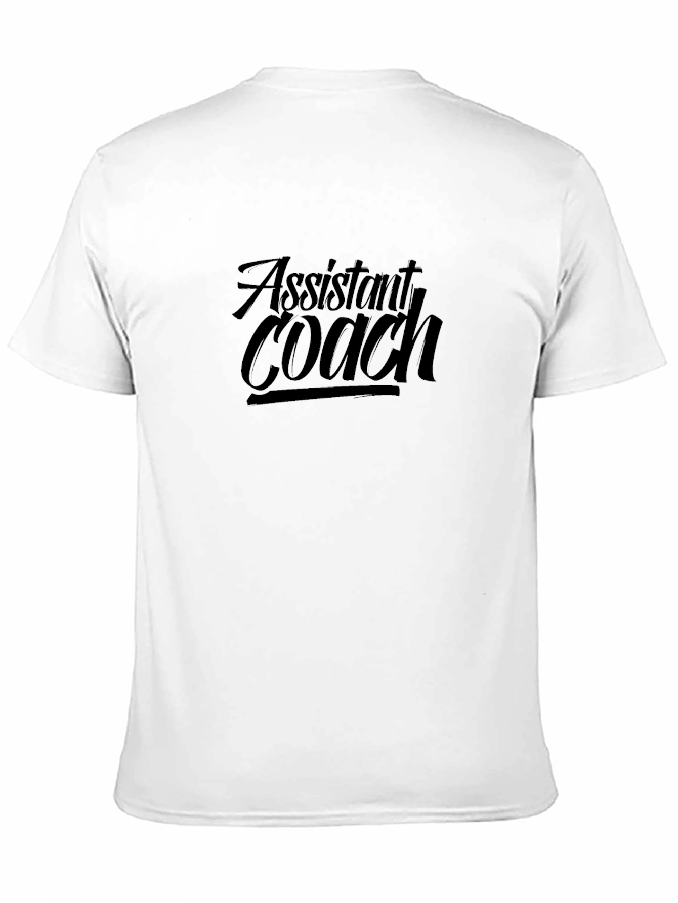 Assistant Coach Black Graphic Tee