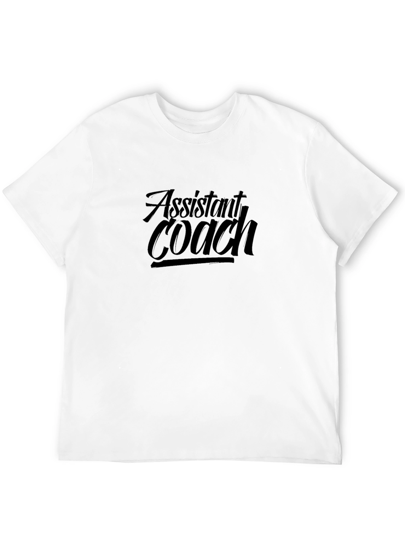Assistant Coach Black Graphic Tee