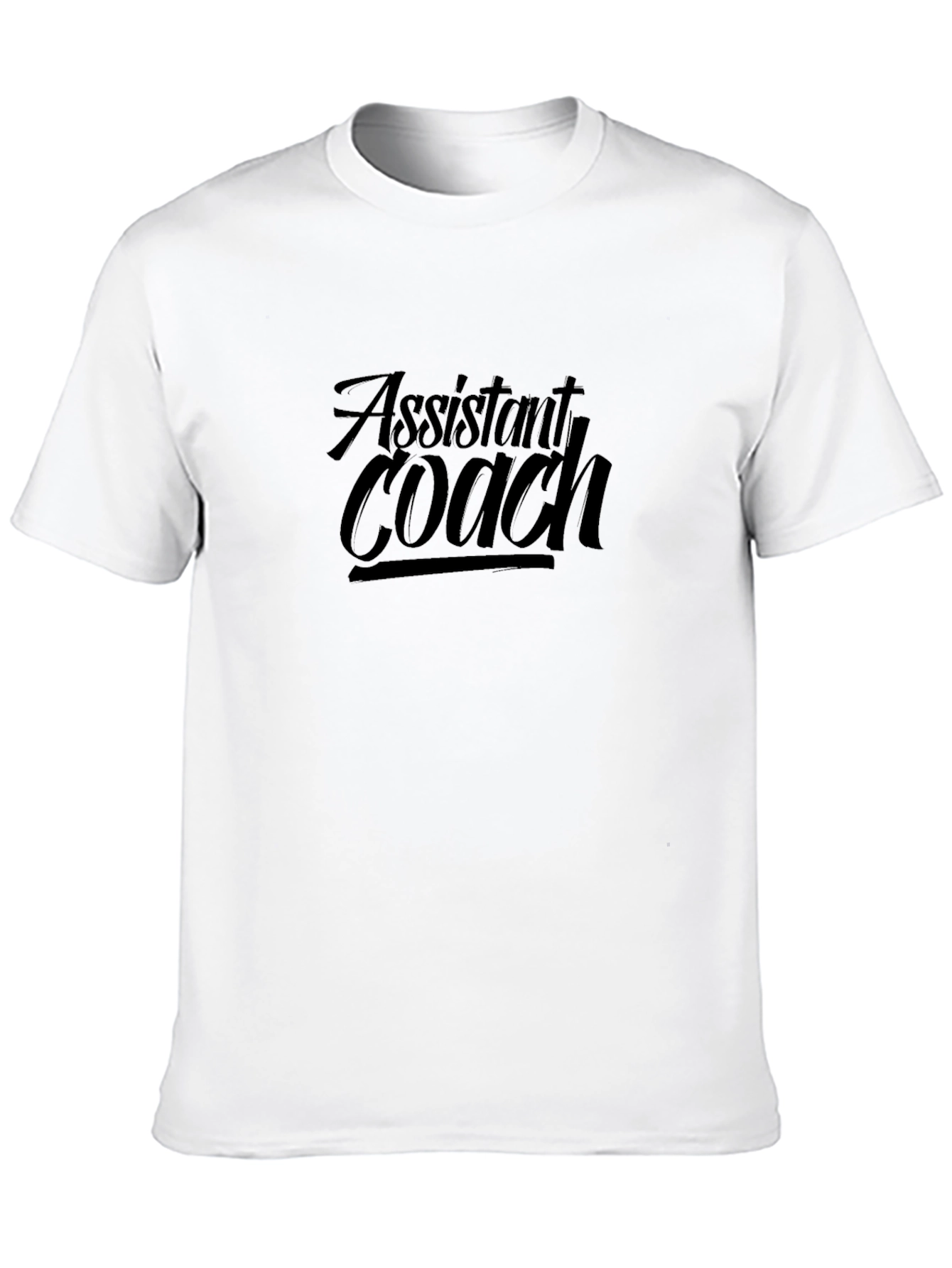 Assistant Coach Black Graphic Tee