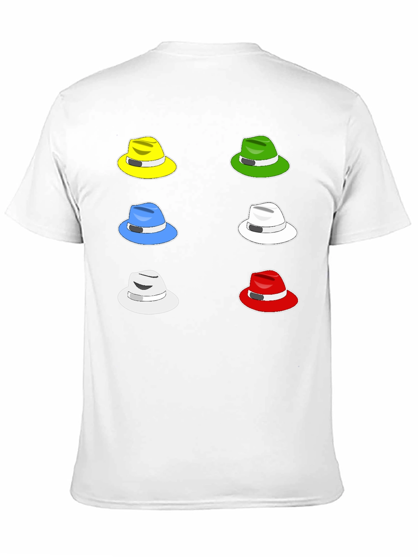 Colorful Hat Graphic Tee