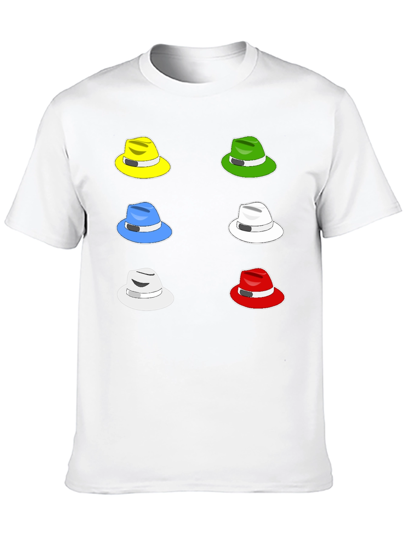 Colorful Hat Graphic Tee