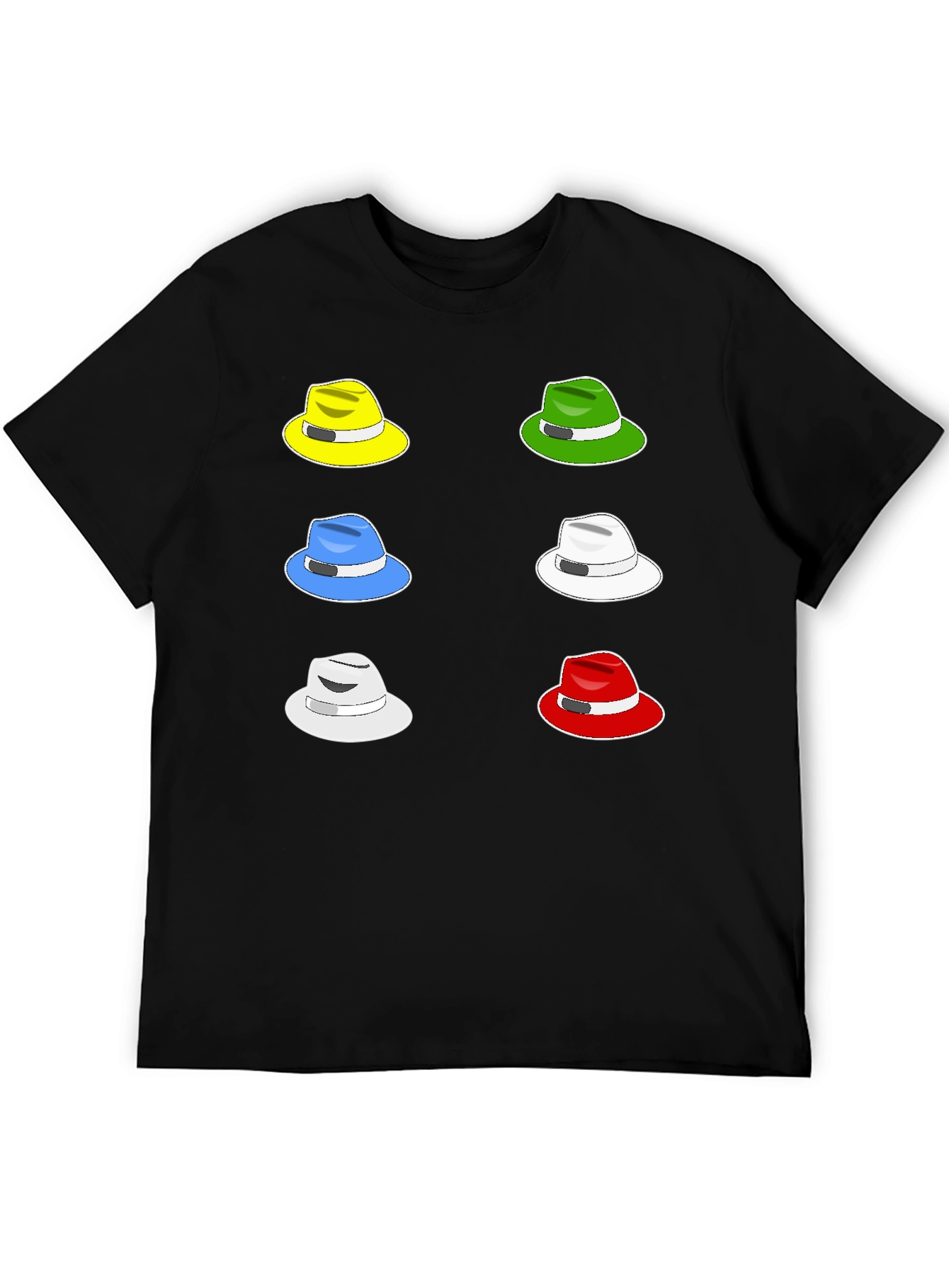 Colorful Hat Graphic Tee