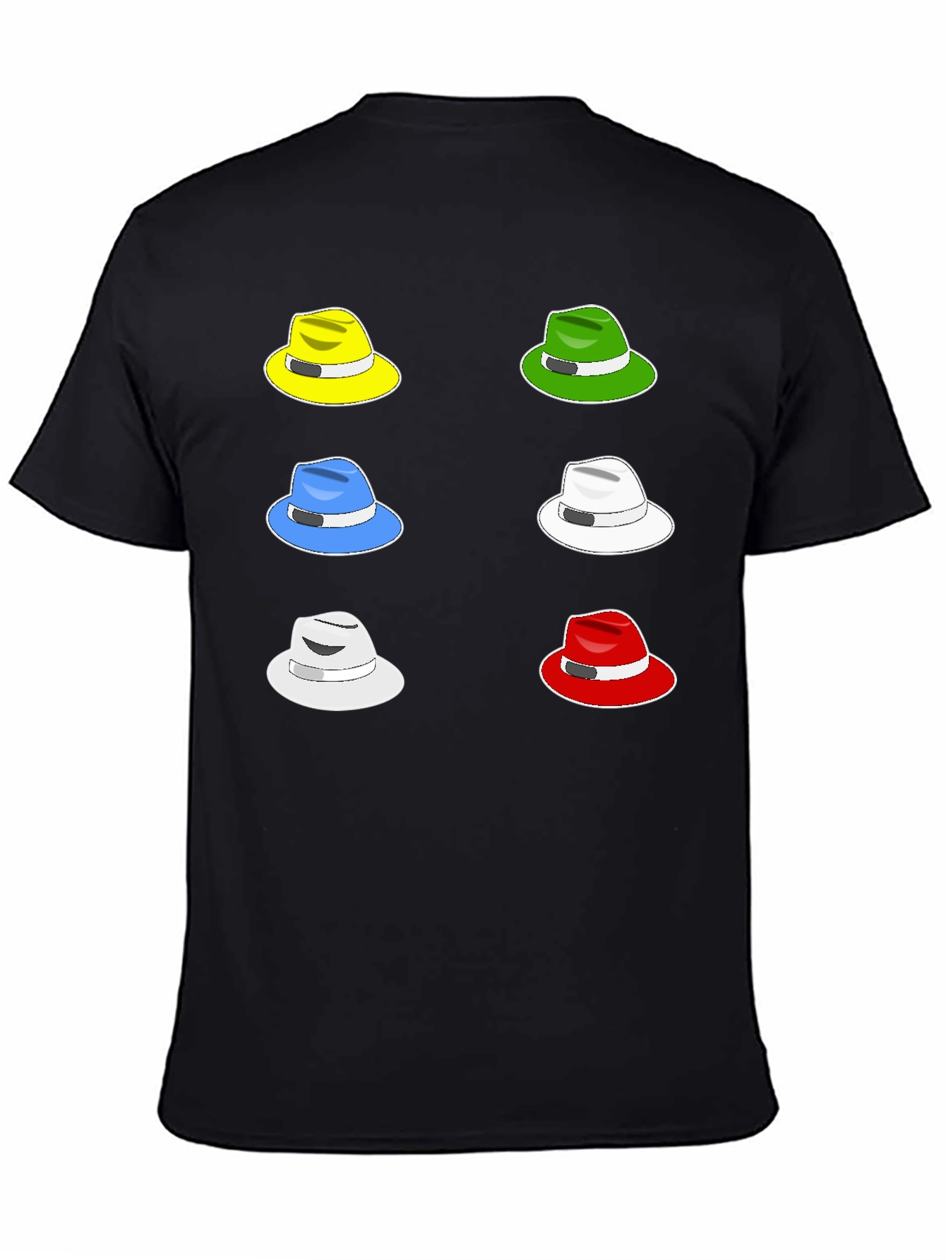 Colorful Hat Graphic Tee