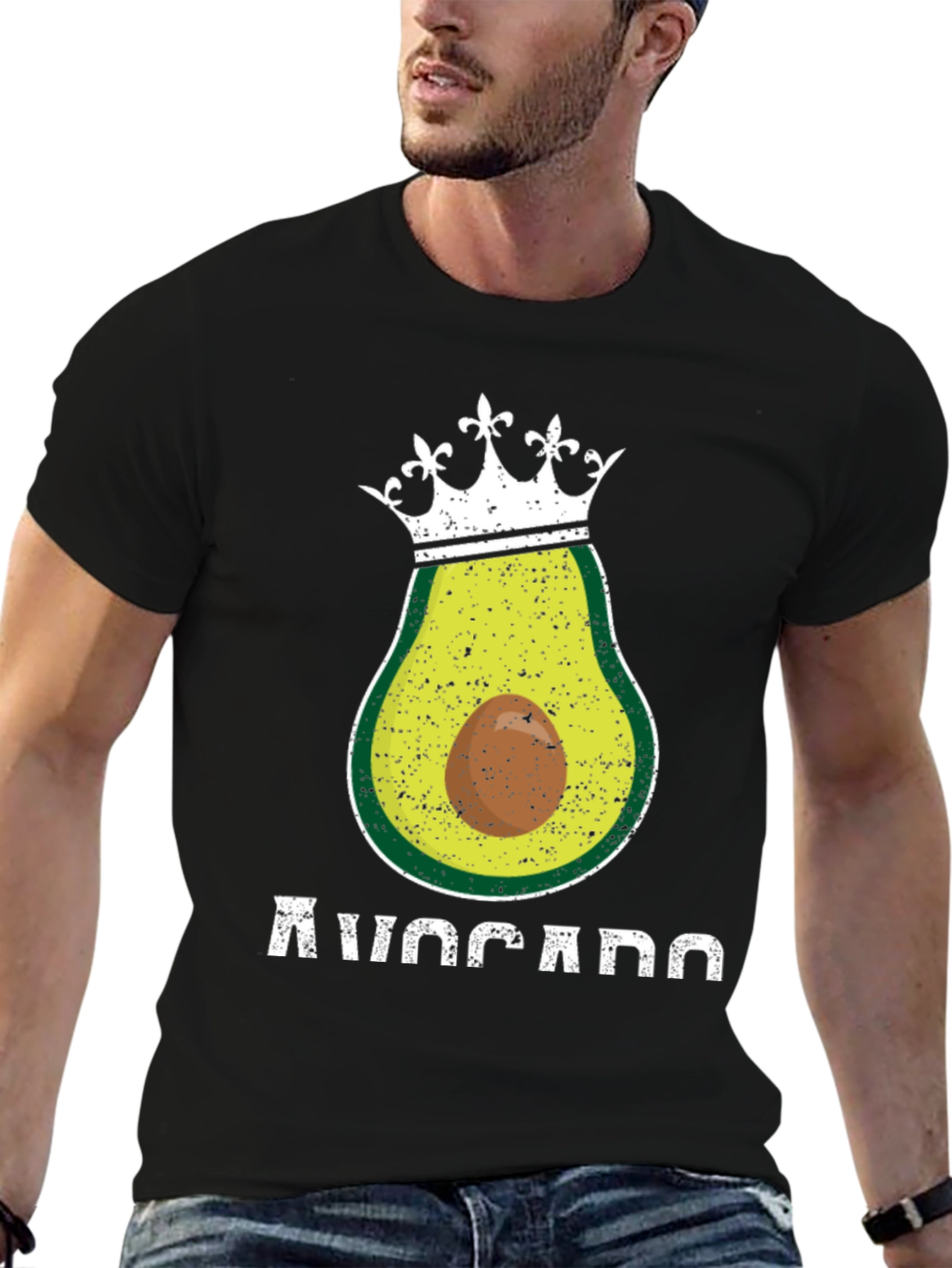 Avocado King T-Shirt - Funny Foodie Tee