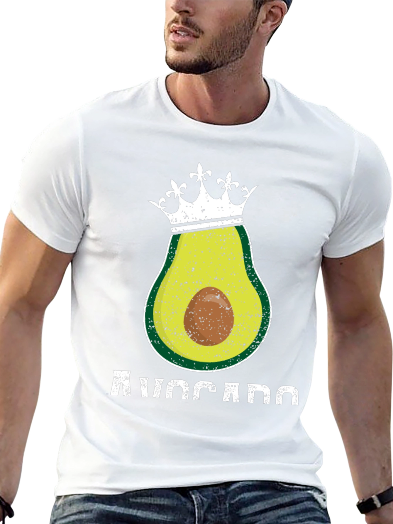 Avocado King T-Shirt - Funny Foodie Tee