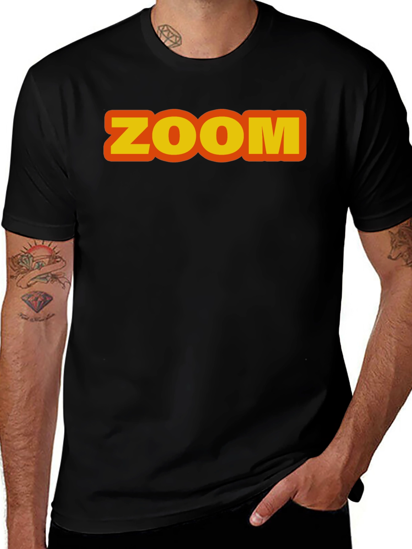 Zoom Graphic Tee - Classic Retro Design