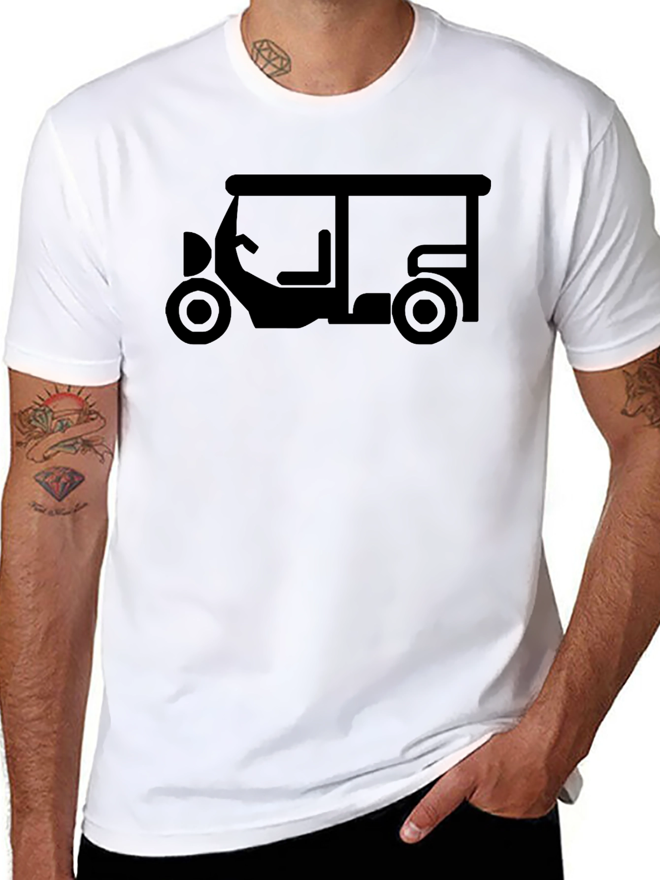 Tuk-Tuk Graphic Tee - Casual Cool