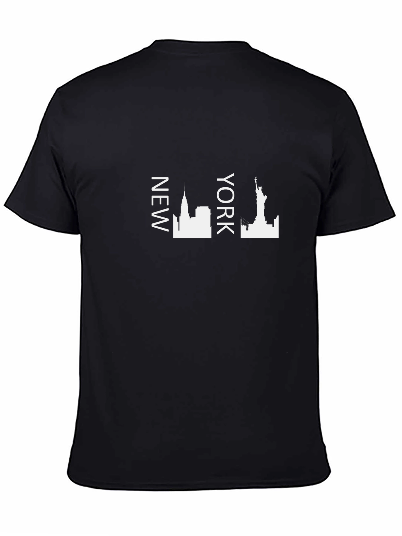NYC Skyline Graphic Tee - Black