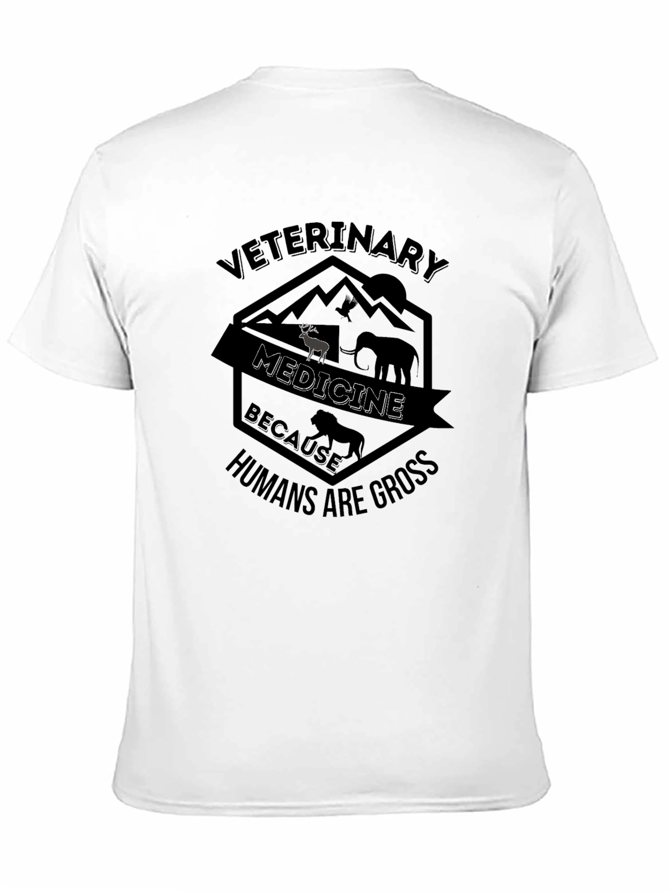 Veterinary Medicine Graphic Tee - Humans Are Gross