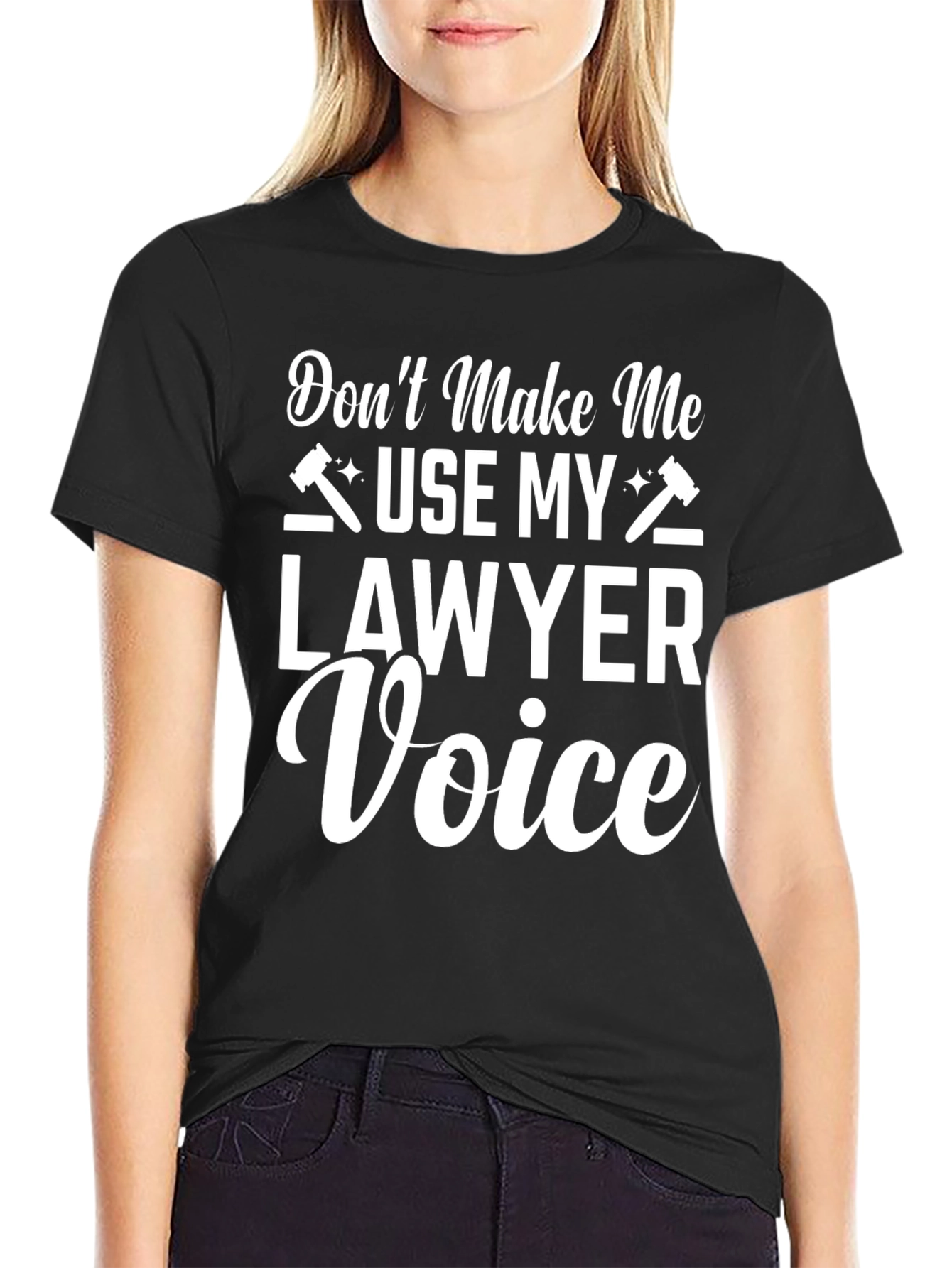 Lawyer Voice T-Shirt - Funny Attorney Gift