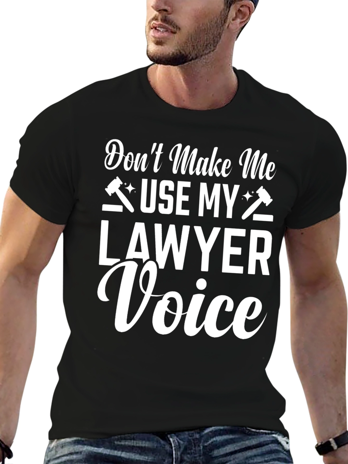 Lawyer Voice T-Shirt - Funny Attorney Gift