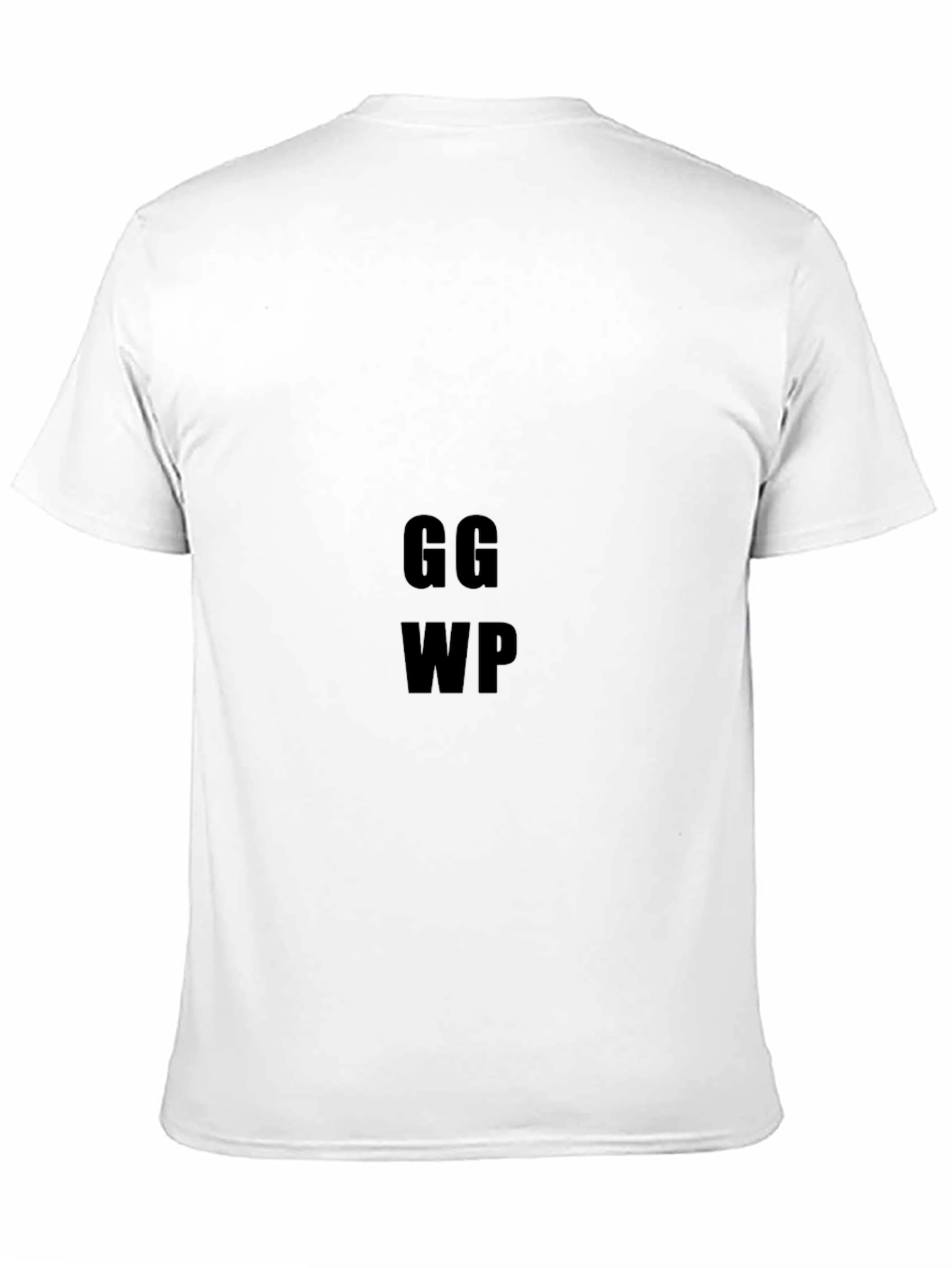 GG WP Black T-Shirt - Gamer Style