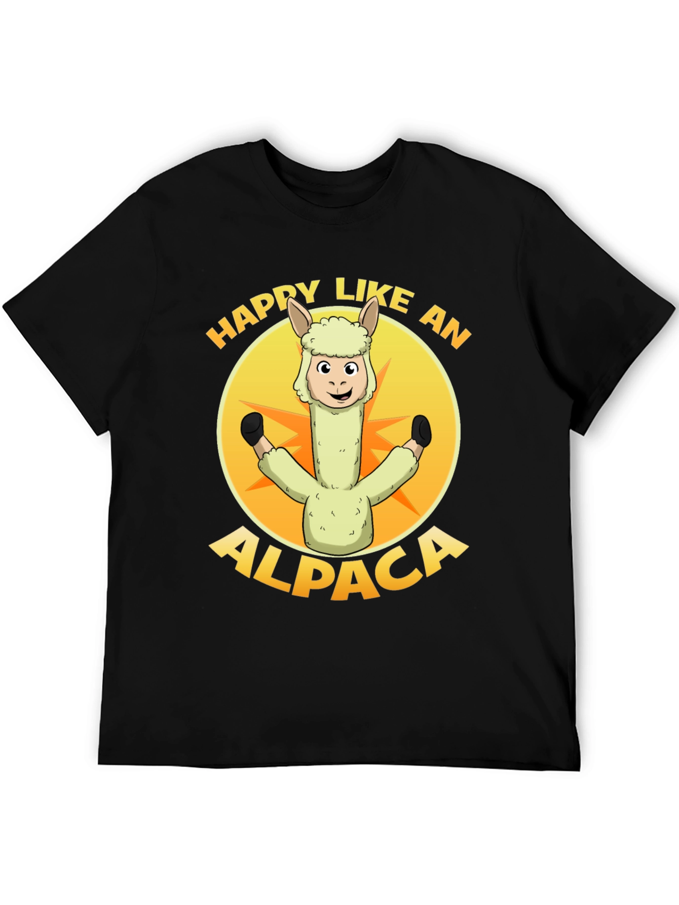 Happy Alpaca Graphic T-Shirt