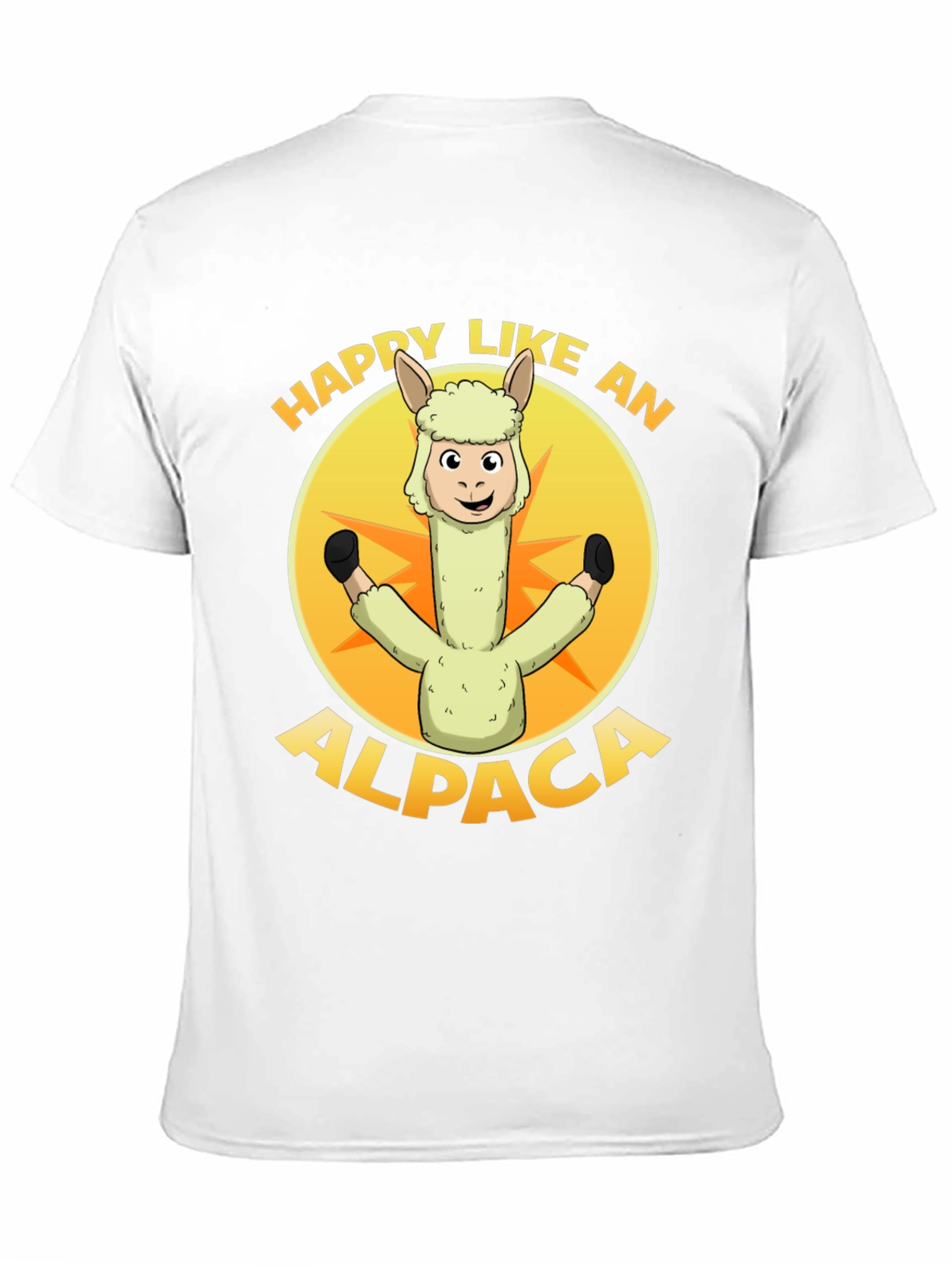 Happy Alpaca Graphic T-Shirt