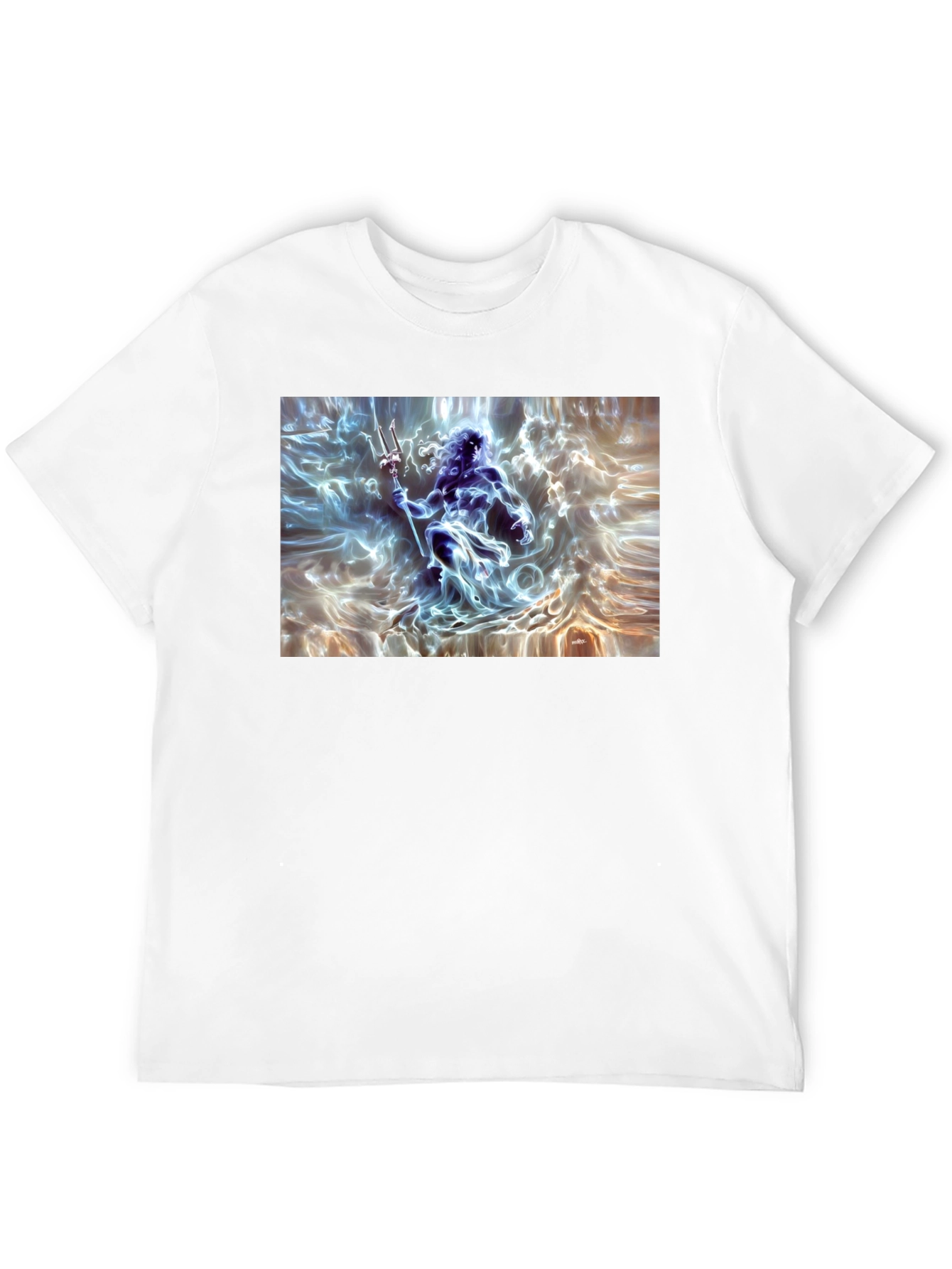 Poseidon Graphic Tee - Black