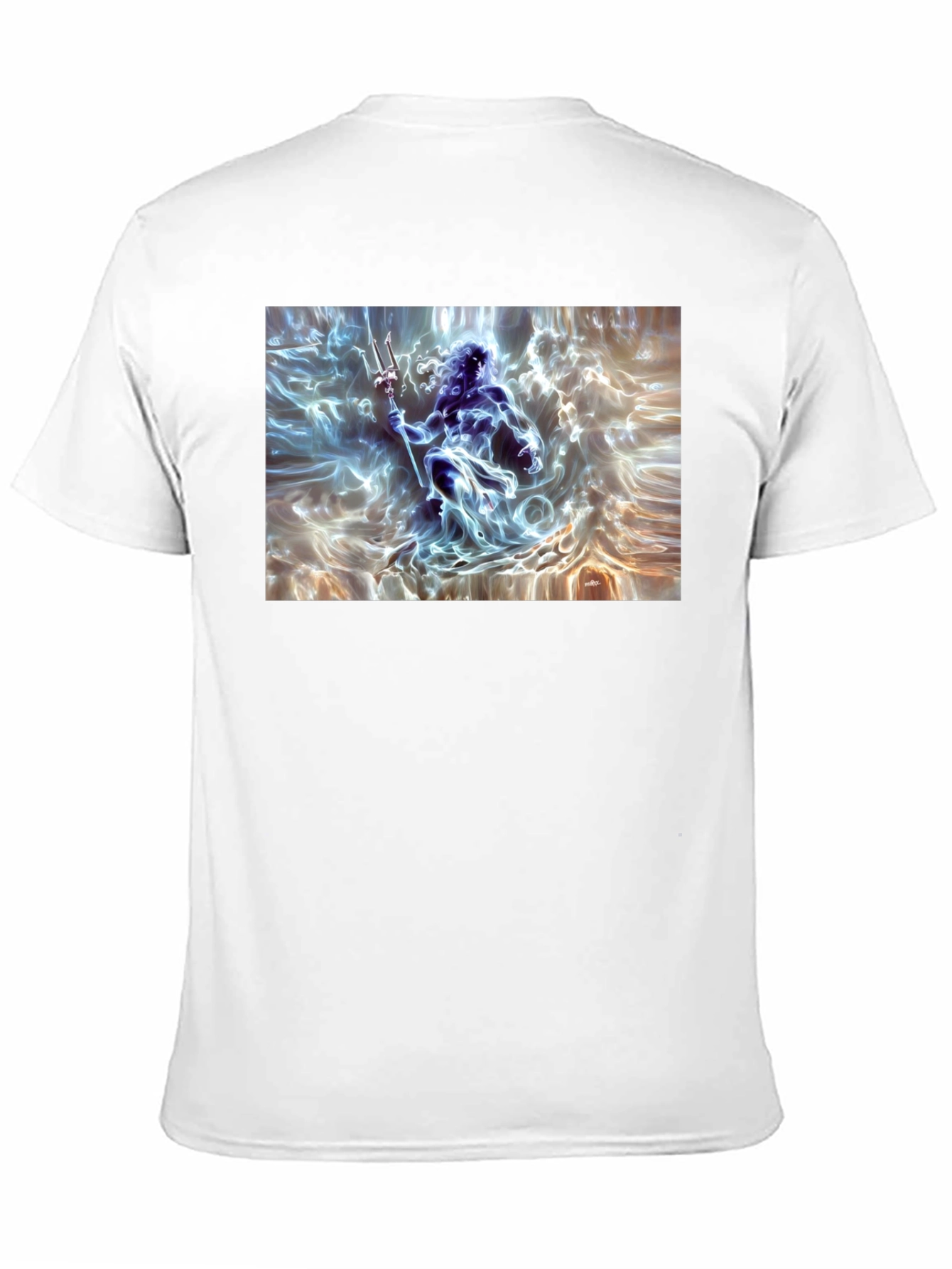 Poseidon Graphic Tee - Black
