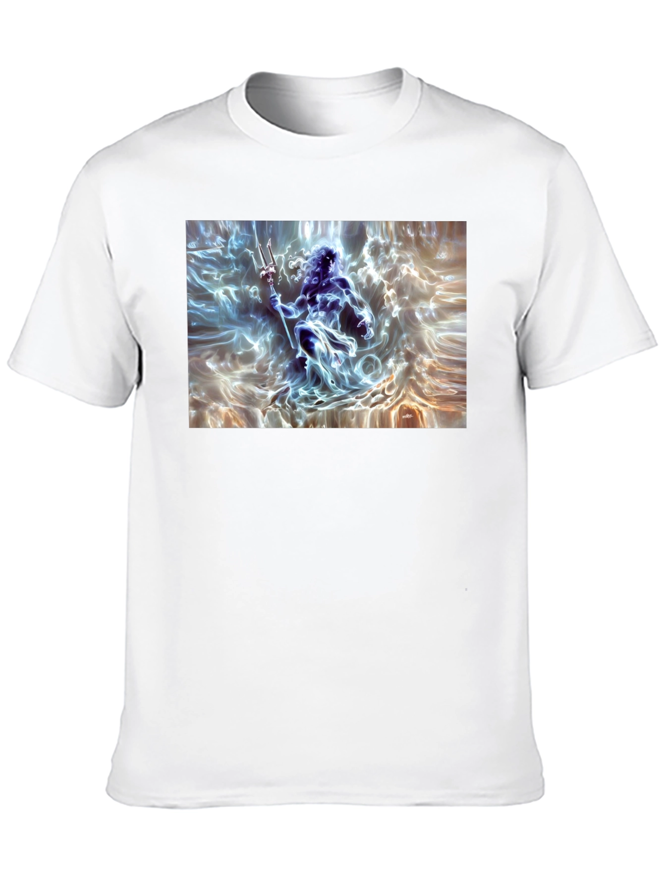 Poseidon Graphic Tee - Black
