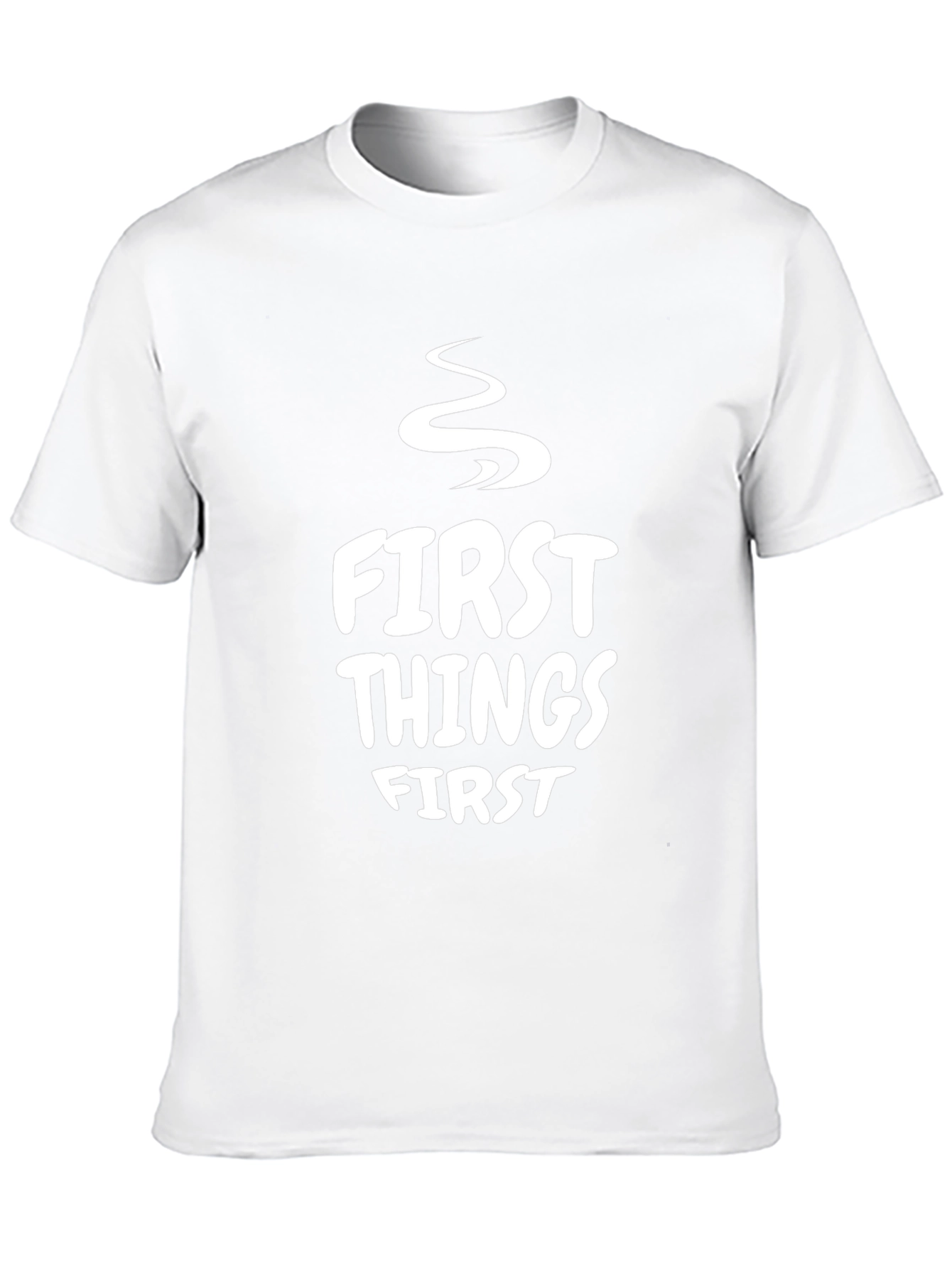 First Things First Graphic Tee - Black