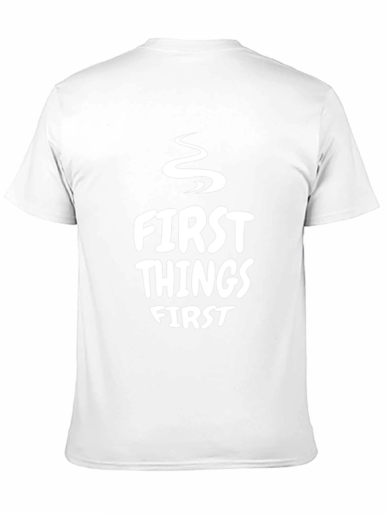 First Things First Graphic Tee - Black