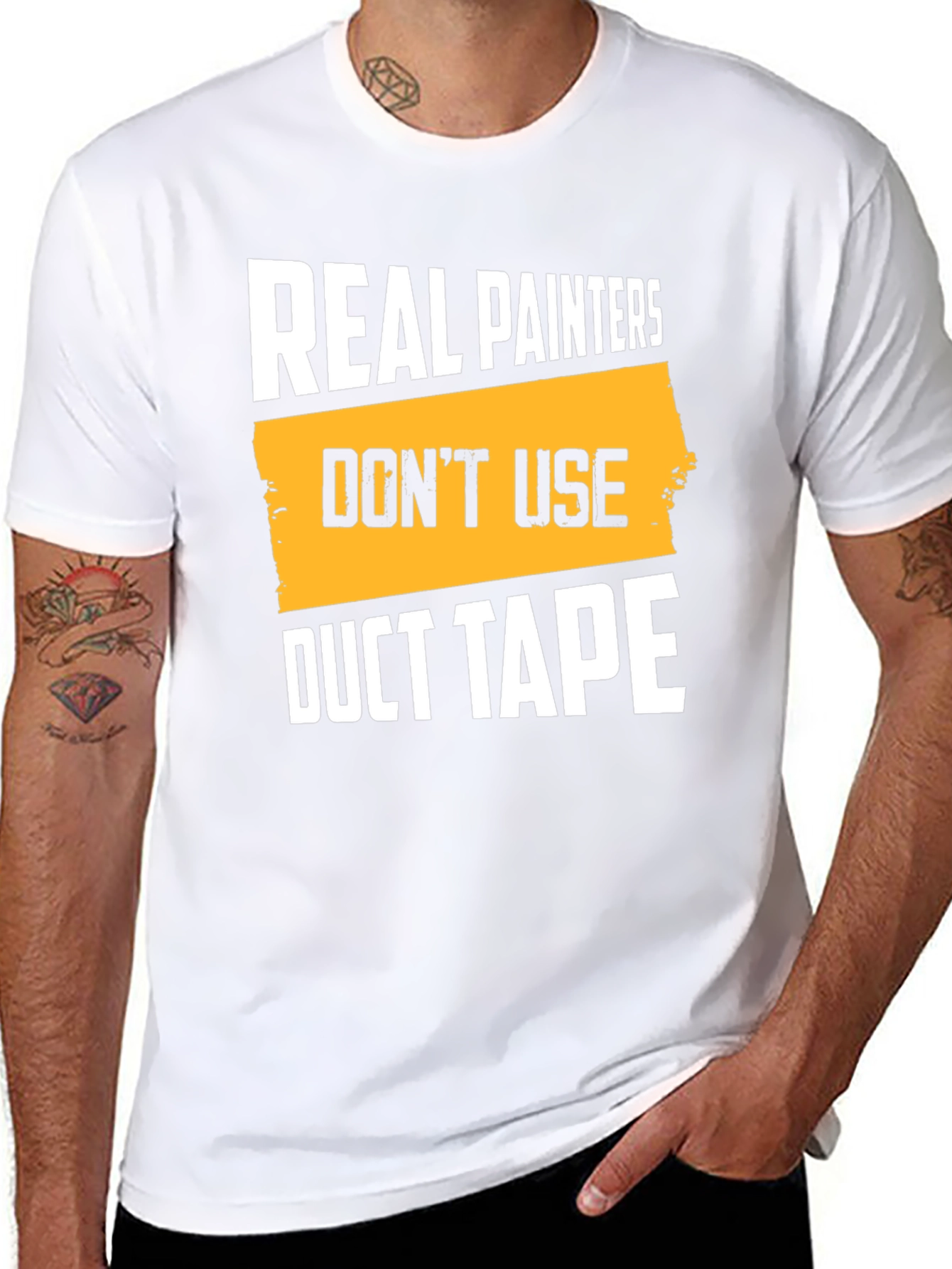 Real Painters Duct Tape Graphic Tee