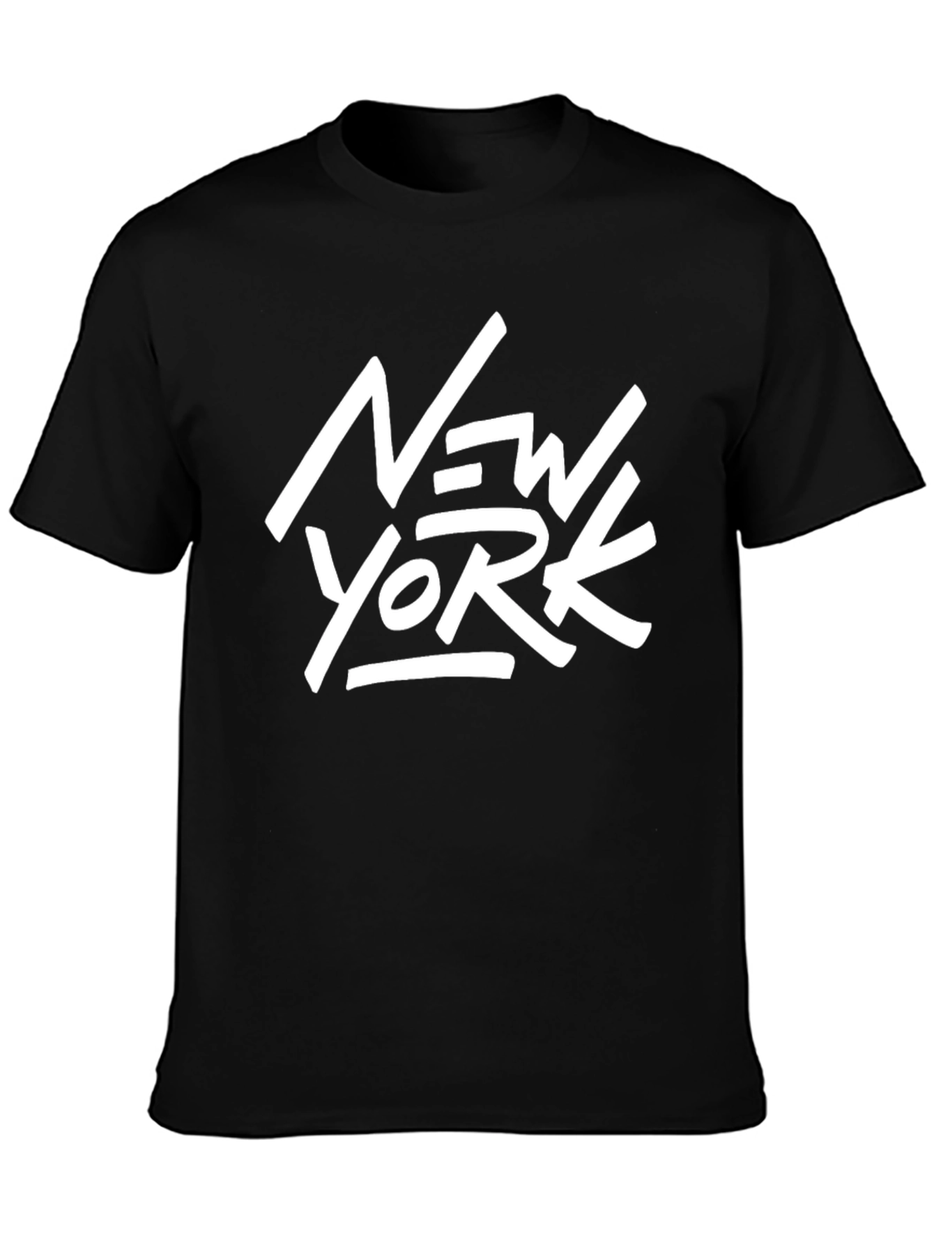 New York Graphic Tee - Stylish Black T-Shirt